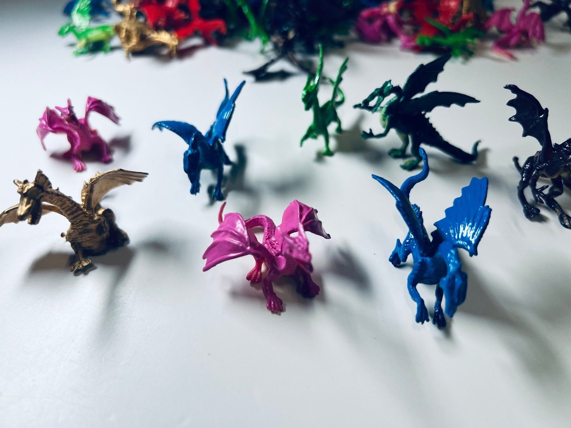 Mini DRAGON Object - Dragon Trinket - Trinkets - Speech Therapy Mini Objects - Miniature Castle Objects - Trinkets - Doodads - Speech and Smile