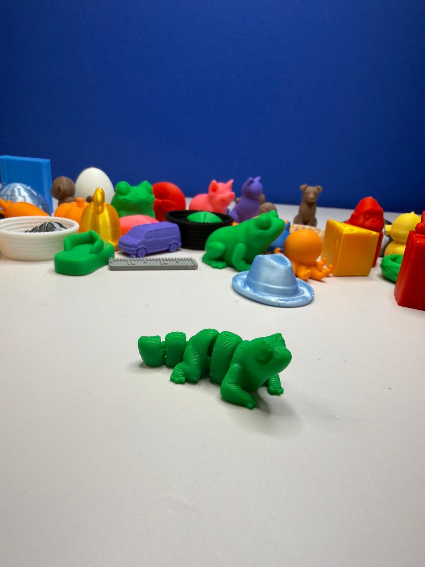 Mini Flexi Iguana Figurine | 3D Printed Fidget Toy for Speech Therapy Activities - Speech and Smile