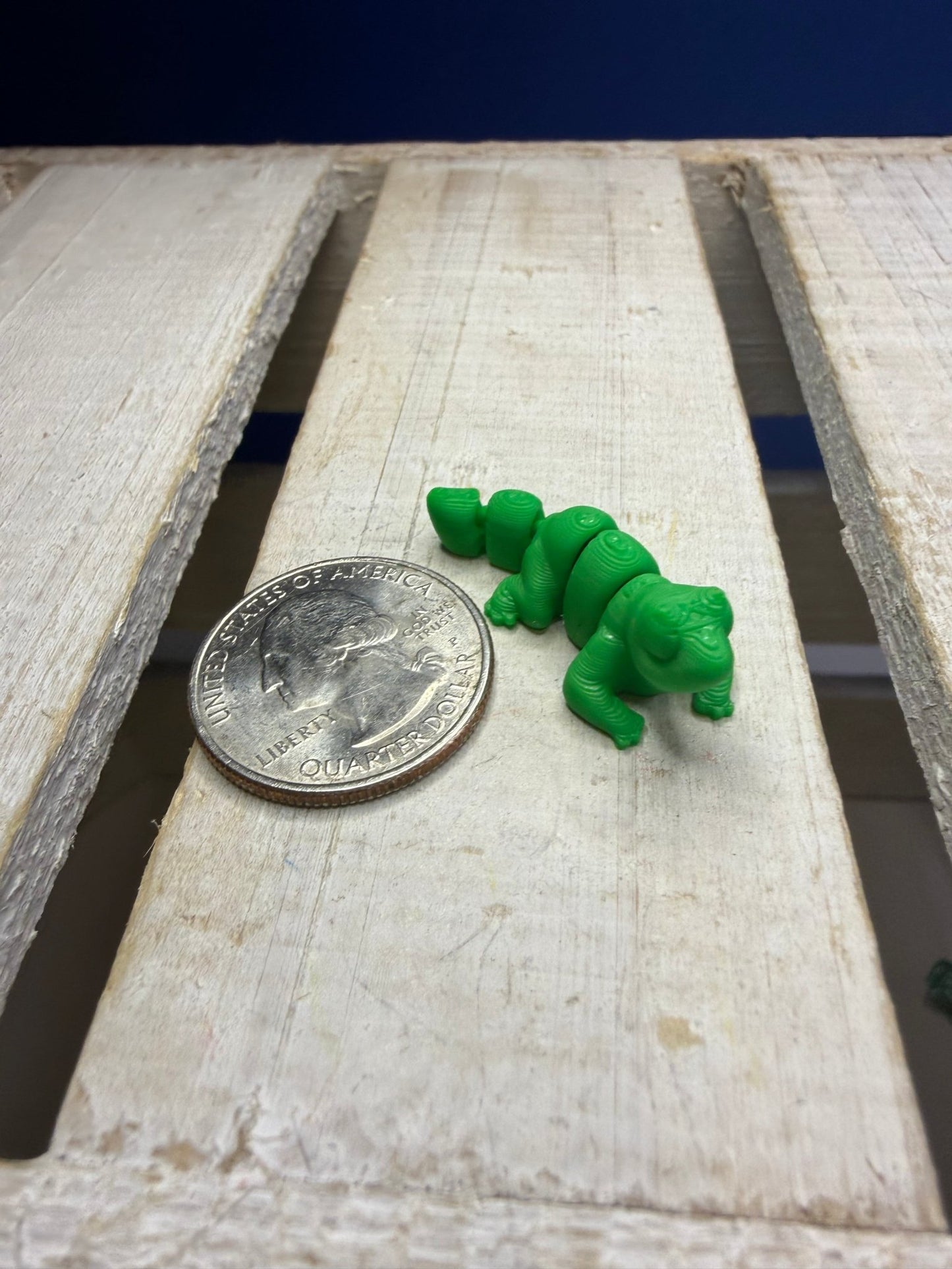 Mini Flexi Iguana Figurine | 3D Printed Fidget Toy for Speech Therapy Activities - Speech and Smile