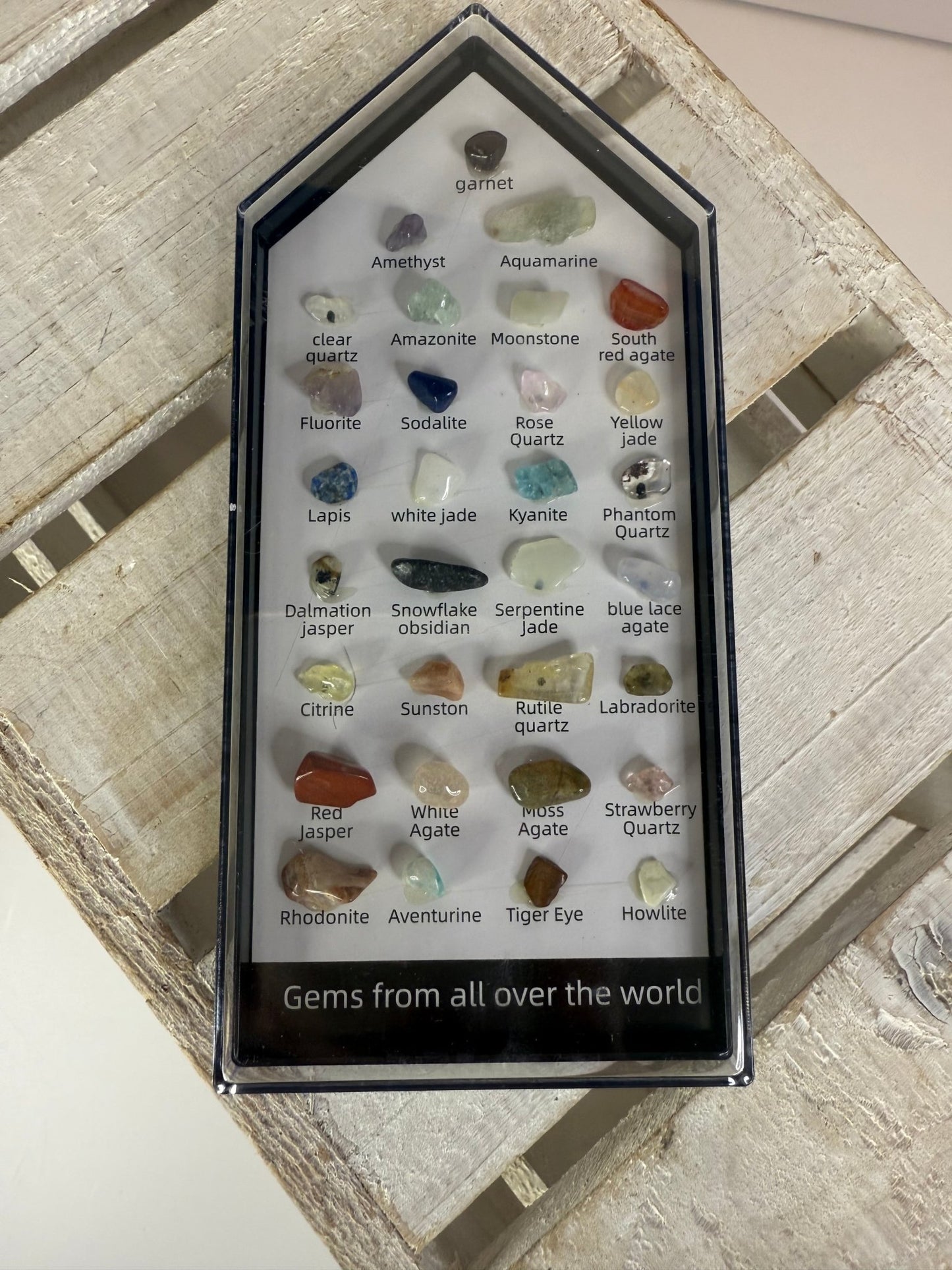 Mini Gemstone Identifier Key – 20+ Real Gemstones Tactile Rock ID Guide - Rock & Gem Mini Guide Rock Science - Speech and Smile