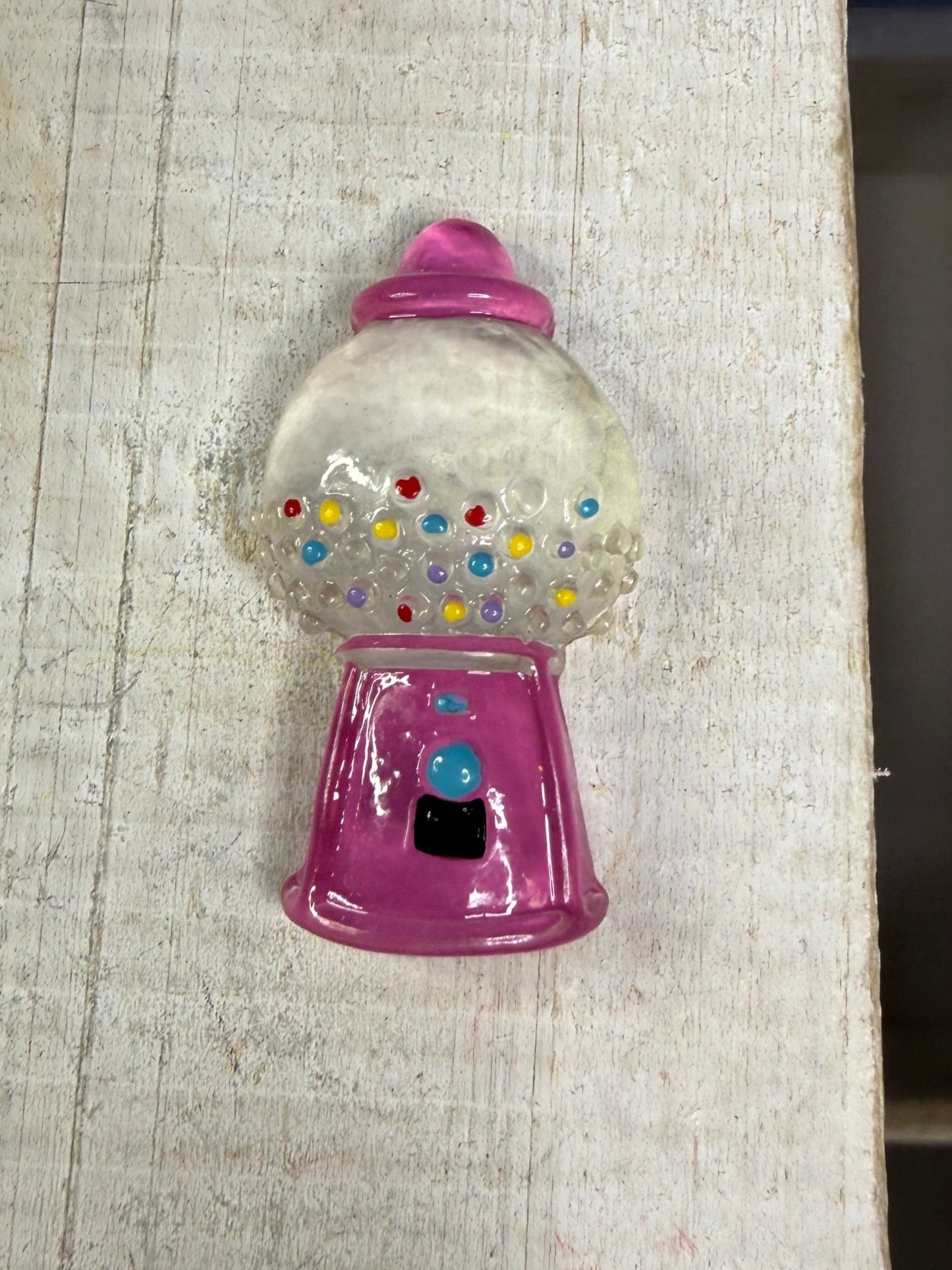 Mini GUMBALL Machine Trinket - Faux Candy Minis - Speech and Smile