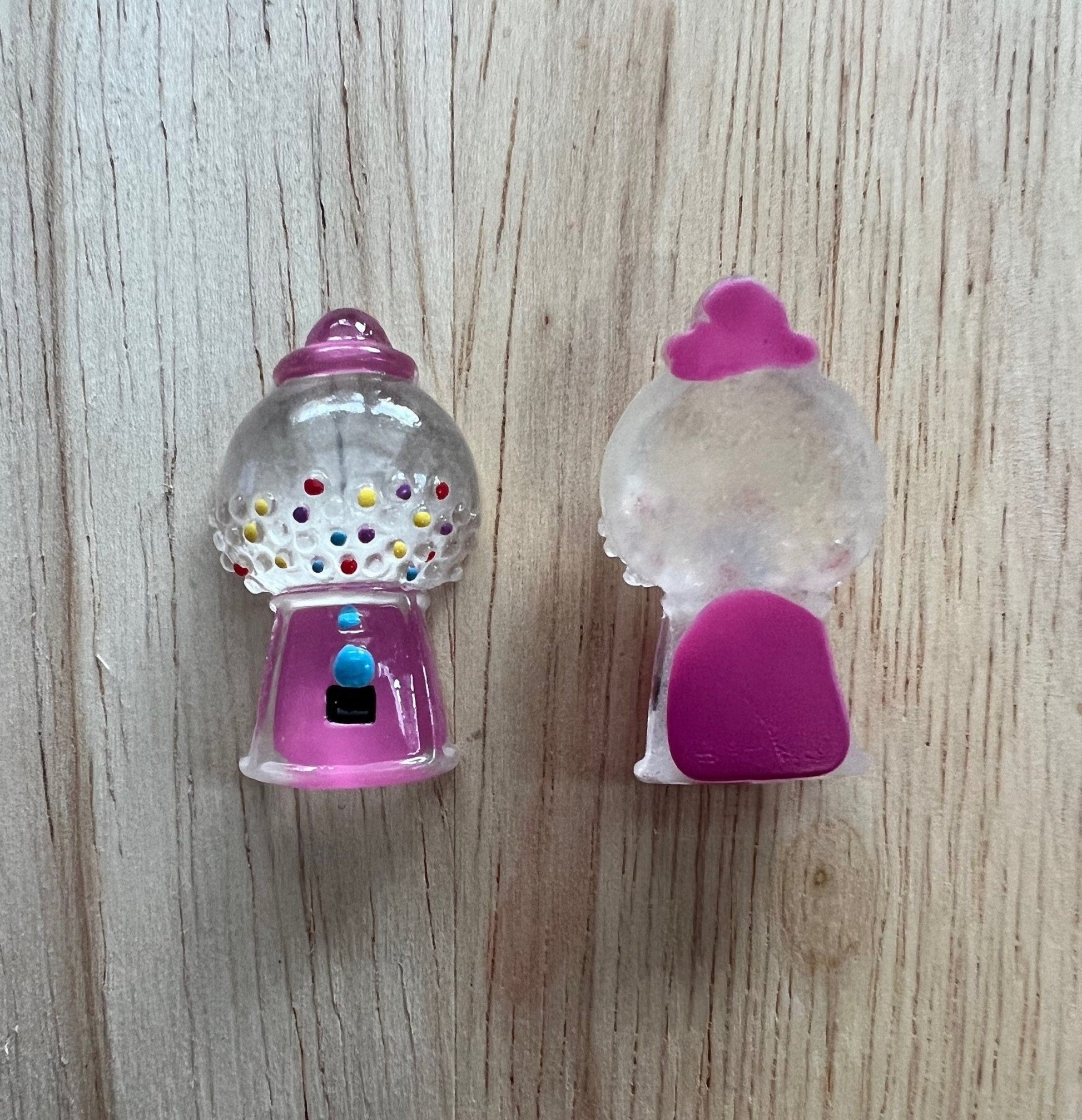 Mini GUMBALL Machine Trinket - Faux Candy Minis - Speech and Smile