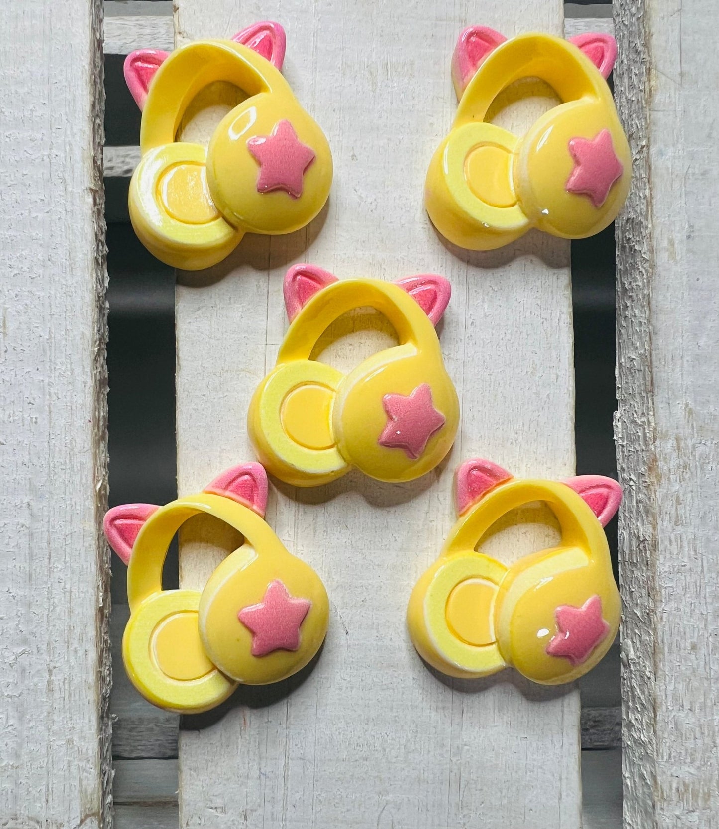 Mini Headphones Trinket with Cat Ears | Say and Play Mini Objects™ | Speech Therapy & Music Themed Minis - Speech and Smile