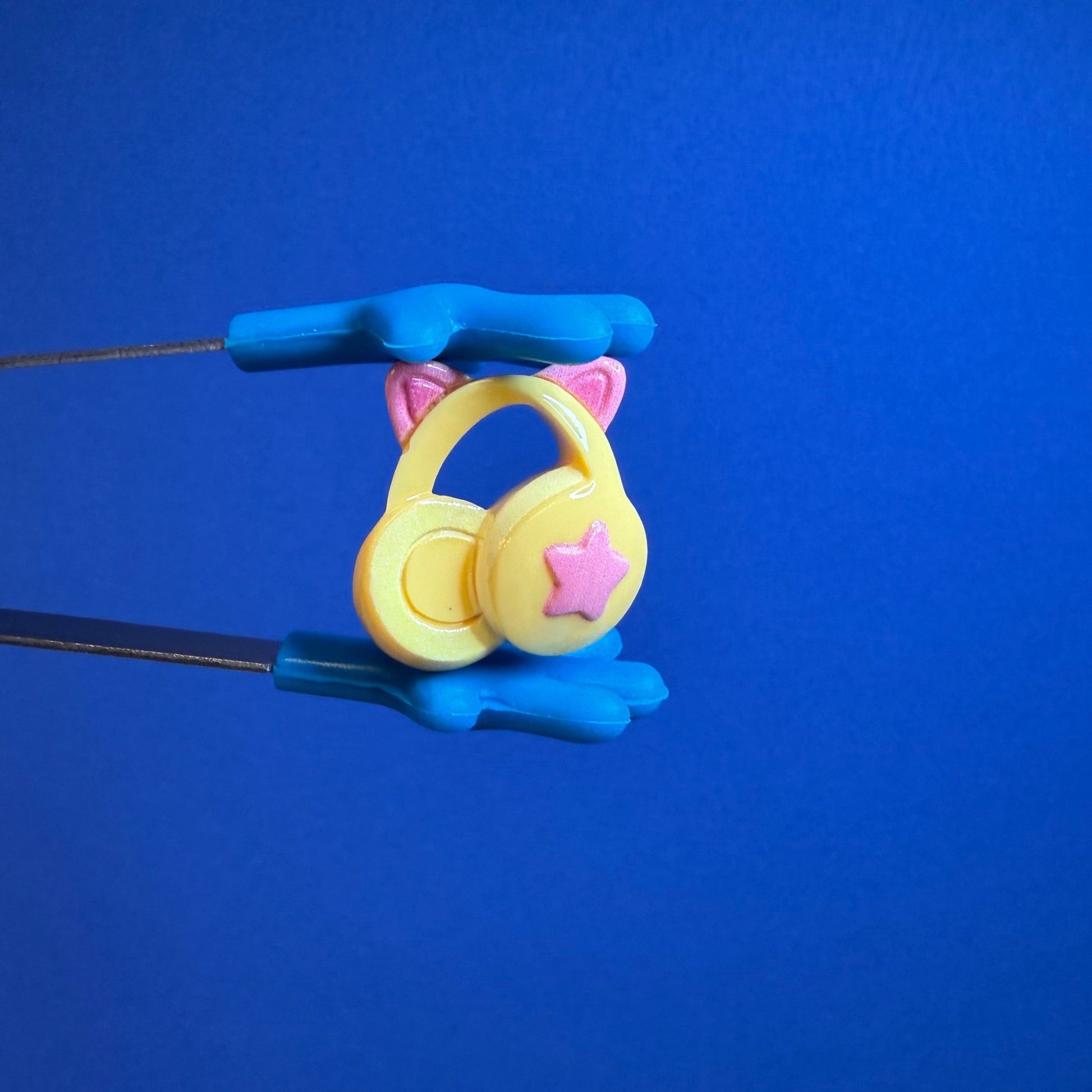 Mini Headphones Trinket with Cat Ears | Say and Play Mini Objects™ | Speech Therapy & Music Themed Minis - Speech and Smile