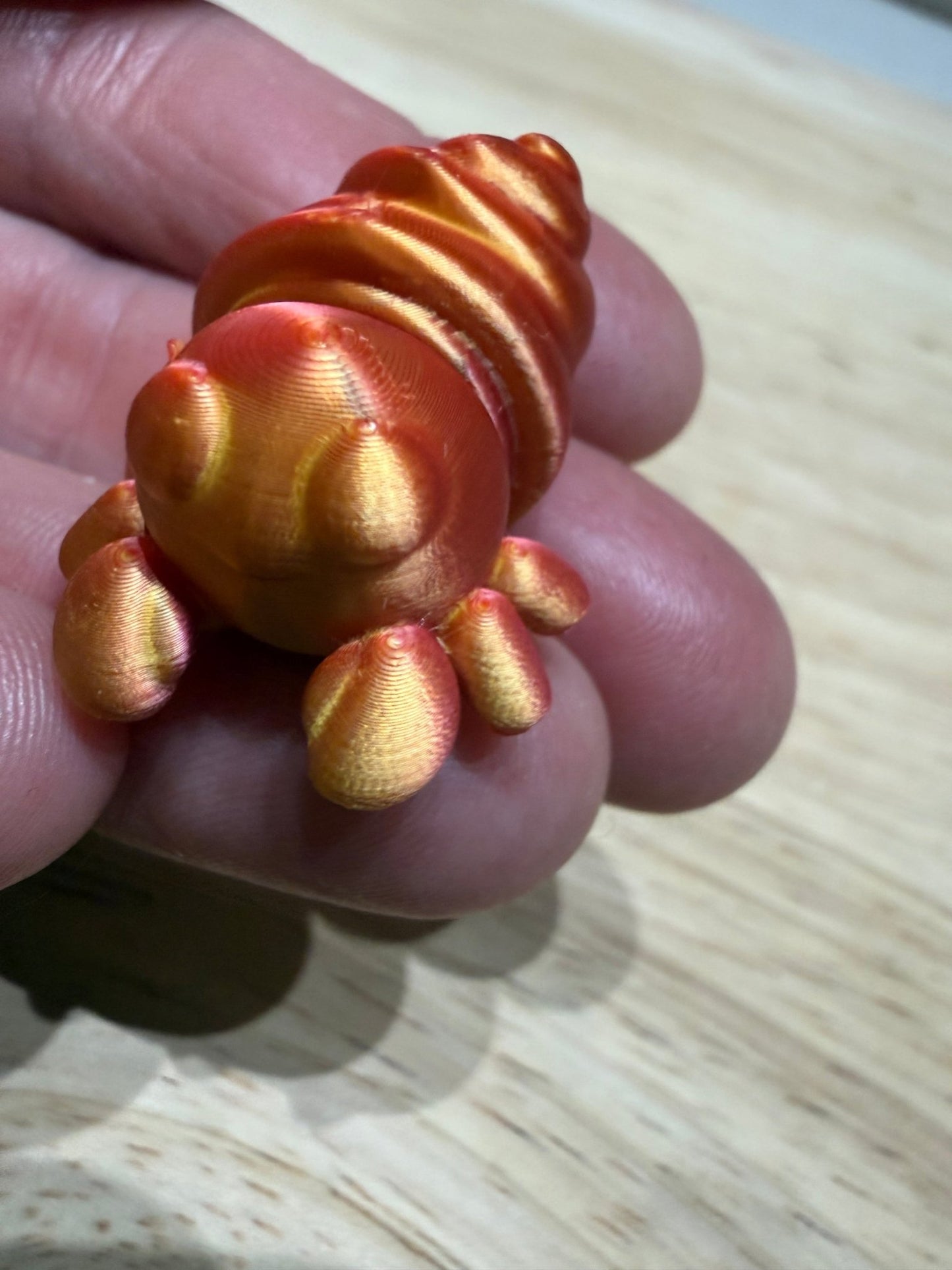 Mini Hermit Crab Trinket – Ocean theme Mini Objects for Speech Therapy - 3D Printed | Talkets™ - Speech and Smile
