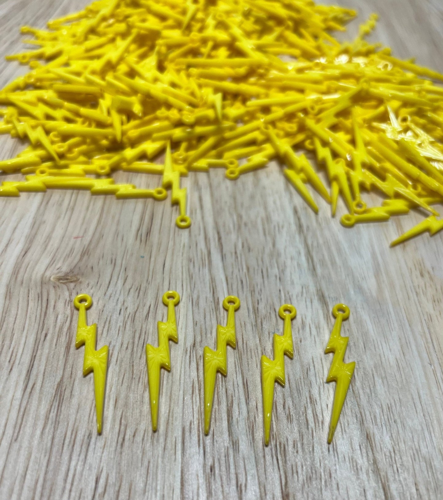 Mini Lightening Bolt Trinket Weather Mini Objects Speech Therapy Letter Z Alphabet Objects Z is for Zap - Speech and Smile