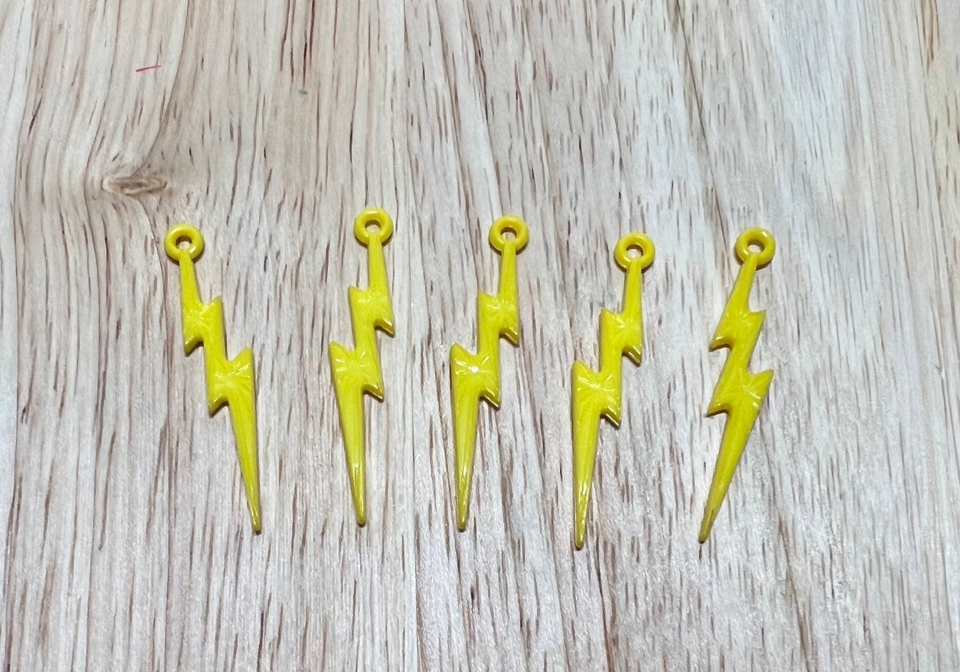 Mini Lightening Bolt Trinket Weather Mini Objects Speech Therapy Letter Z Alphabet Objects Z is for Zap - Speech and Smile