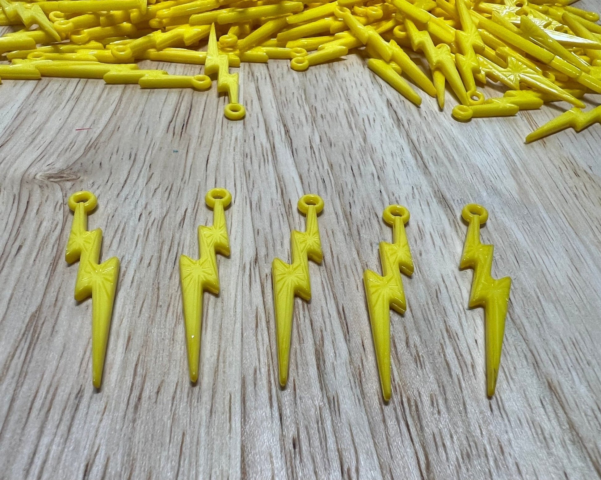 Mini Lightening Bolt Trinket Weather Mini Objects Speech Therapy Letter Z Alphabet Objects Z is for Zap - Speech and Smile