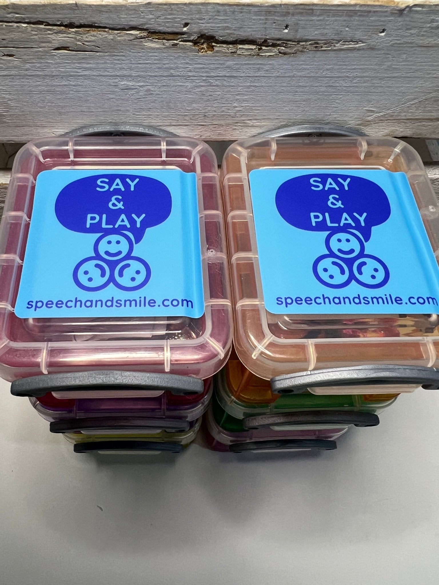 Mini Object Words for Speech Therapy CV - VC, CVC, CVCV CVCVC and Multi Syllable Objects - Say and Play Mini Objects Kit - Speech and Smile