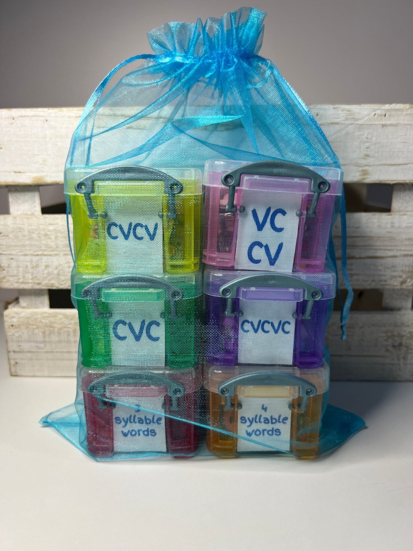 Mini Object Words for Speech Therapy CV - VC, CVC, CVCV CVCVC and Multi Syllable Objects - Say and Play Mini Objects Kit - Speech and Smile