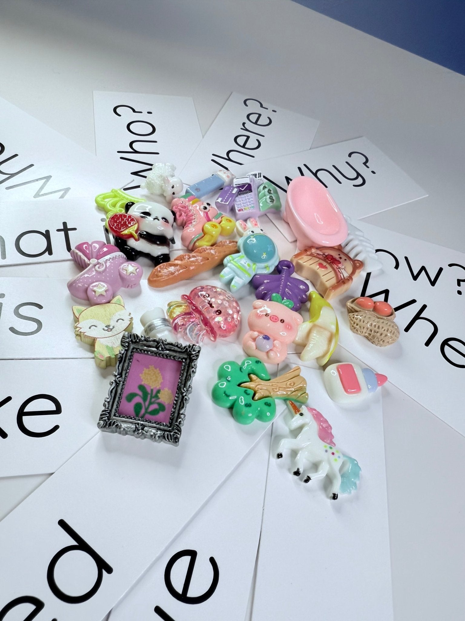 Mini Objects Speech Therapy Grab Bag Trinkets I Spy Objects l Montessori Language Objects - Speech and Smile
