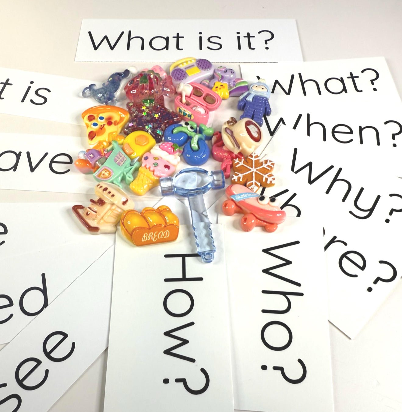 Mini Objects Speech Therapy Grab Bag Trinkets I Spy Objects l Montessori Language Objects - Speech and Smile