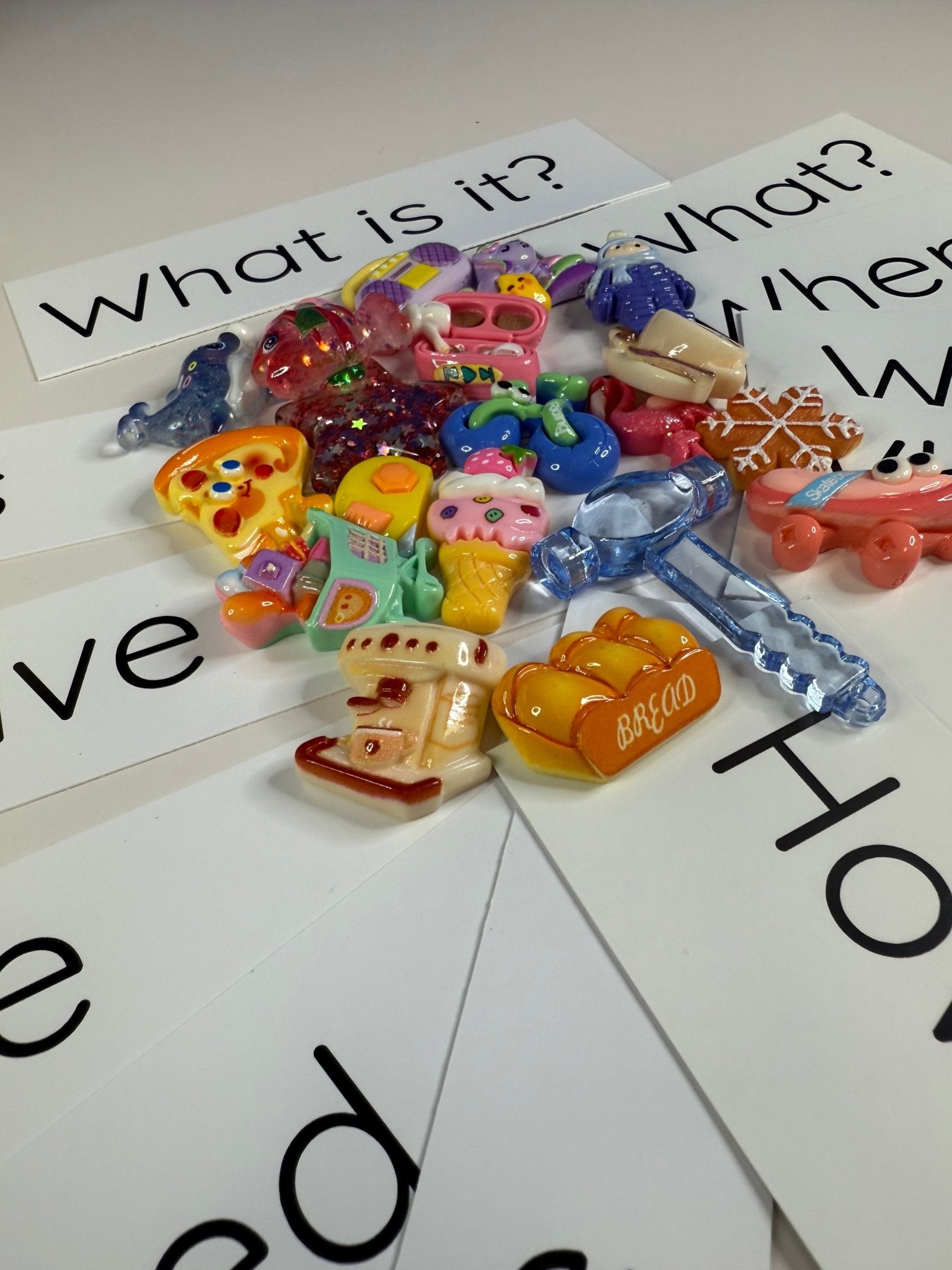 Mini Objects Speech Therapy Grab Bag Trinkets I Spy Objects l Montessori Language Objects - Speech and Smile