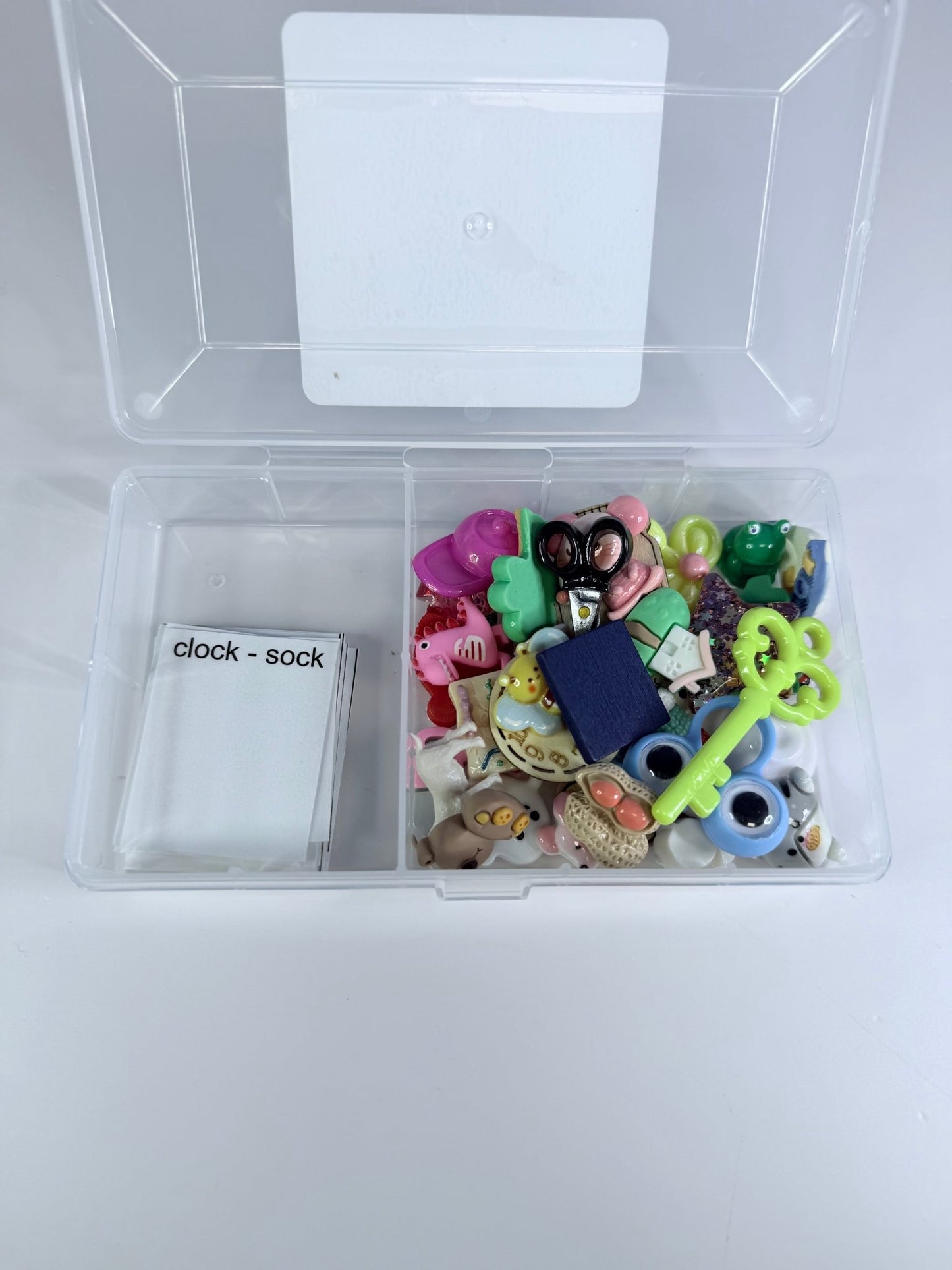 Mini Objects that RHYME Set - Speech Therapy Early Reading Activity with Trinkets - Speech and Smile