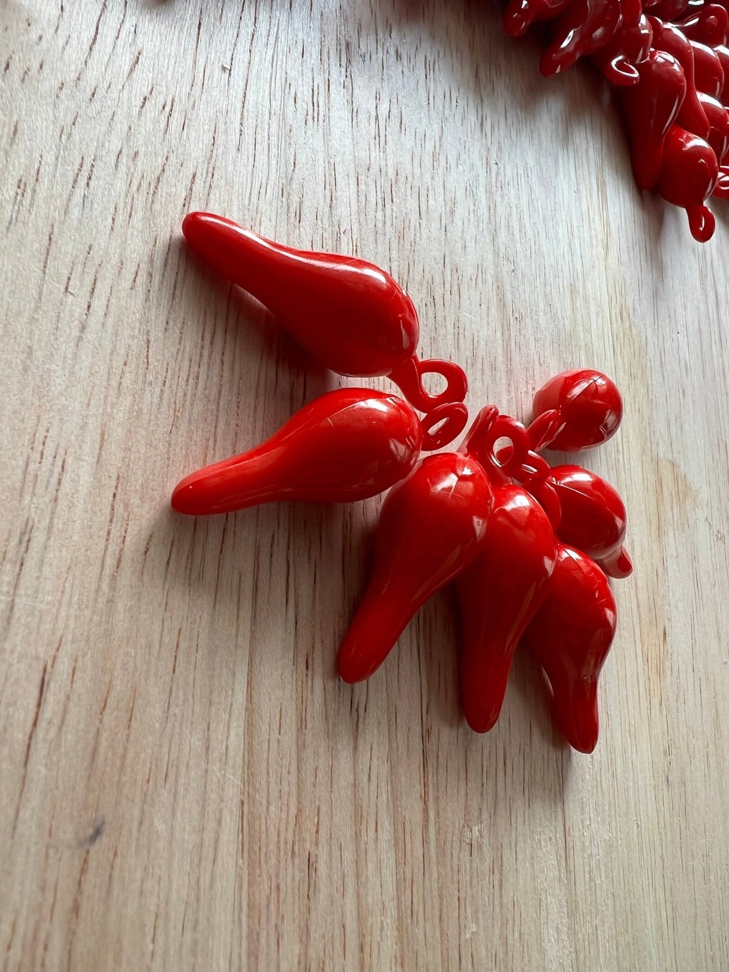 Mini PEPPER Object - Speech Therapy Mini Objects - Kitchen Theme Play Objects - Food Trinkets Doodads - Speech Minis - Mini Chili Pepper Charm - Speech and Smile
