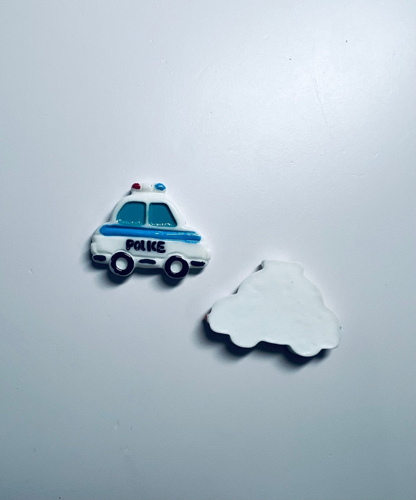 Mini POLICE CAR object - Occupation Theme Objects - Speech Therapy Mini Objects - Transportation Theme Objects - Speech Therapy Trinkets Doodads - Speech and Smile