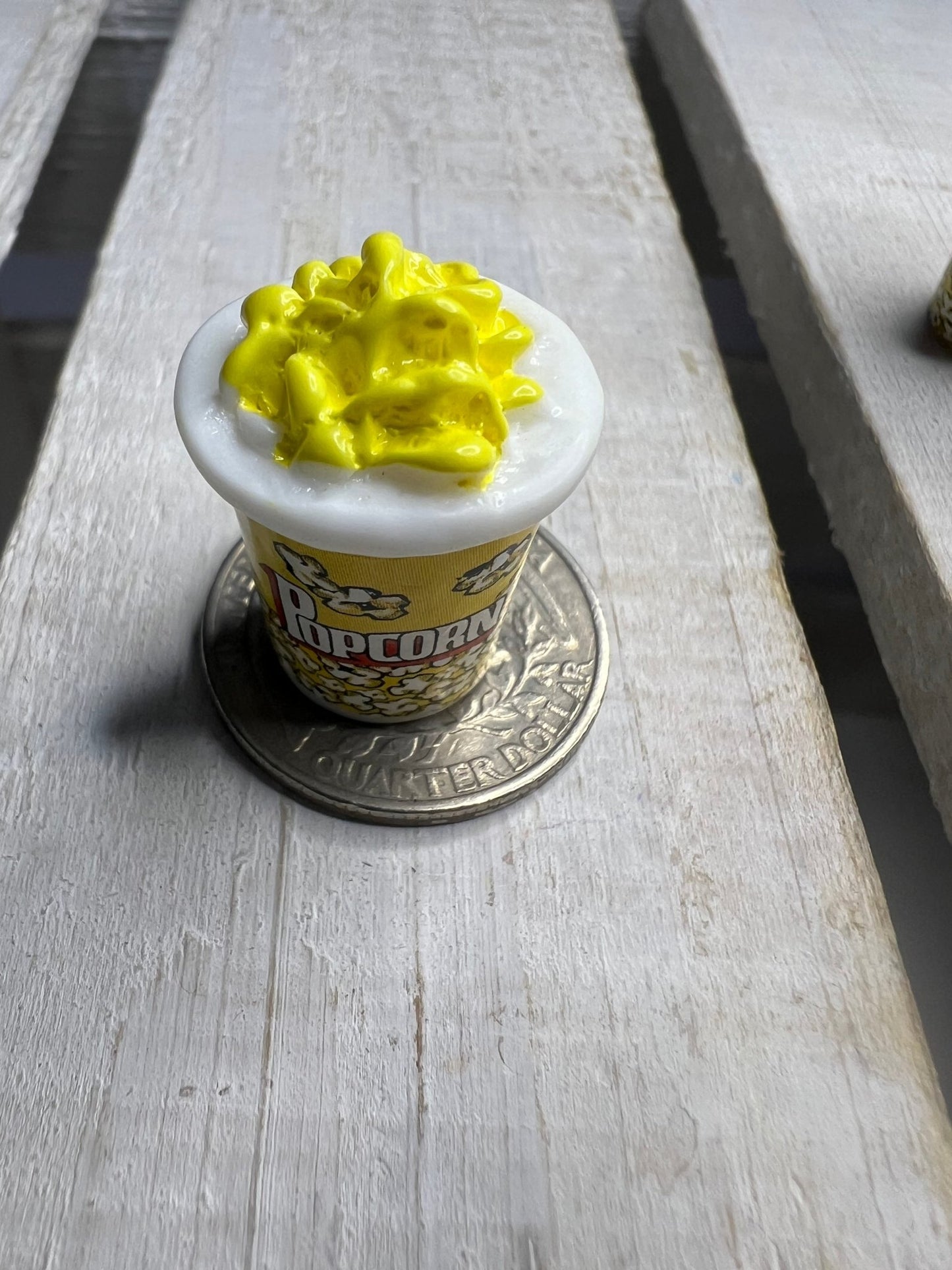 Mini POPCORN Trinket Say and Play Mini Objects Speech Therapy Food Minis Popcorn Bucket Trubkets Doodads Montessori Minis - Speech and Smile