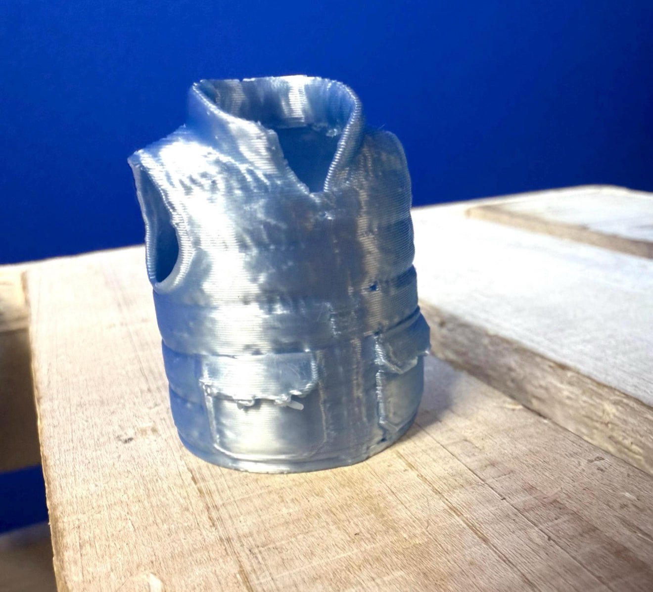Mini Puffer Vest Trinket Miniature Vest - Letter V Objects for Sound Box - Clothing Theme Minis - Speech and Smile