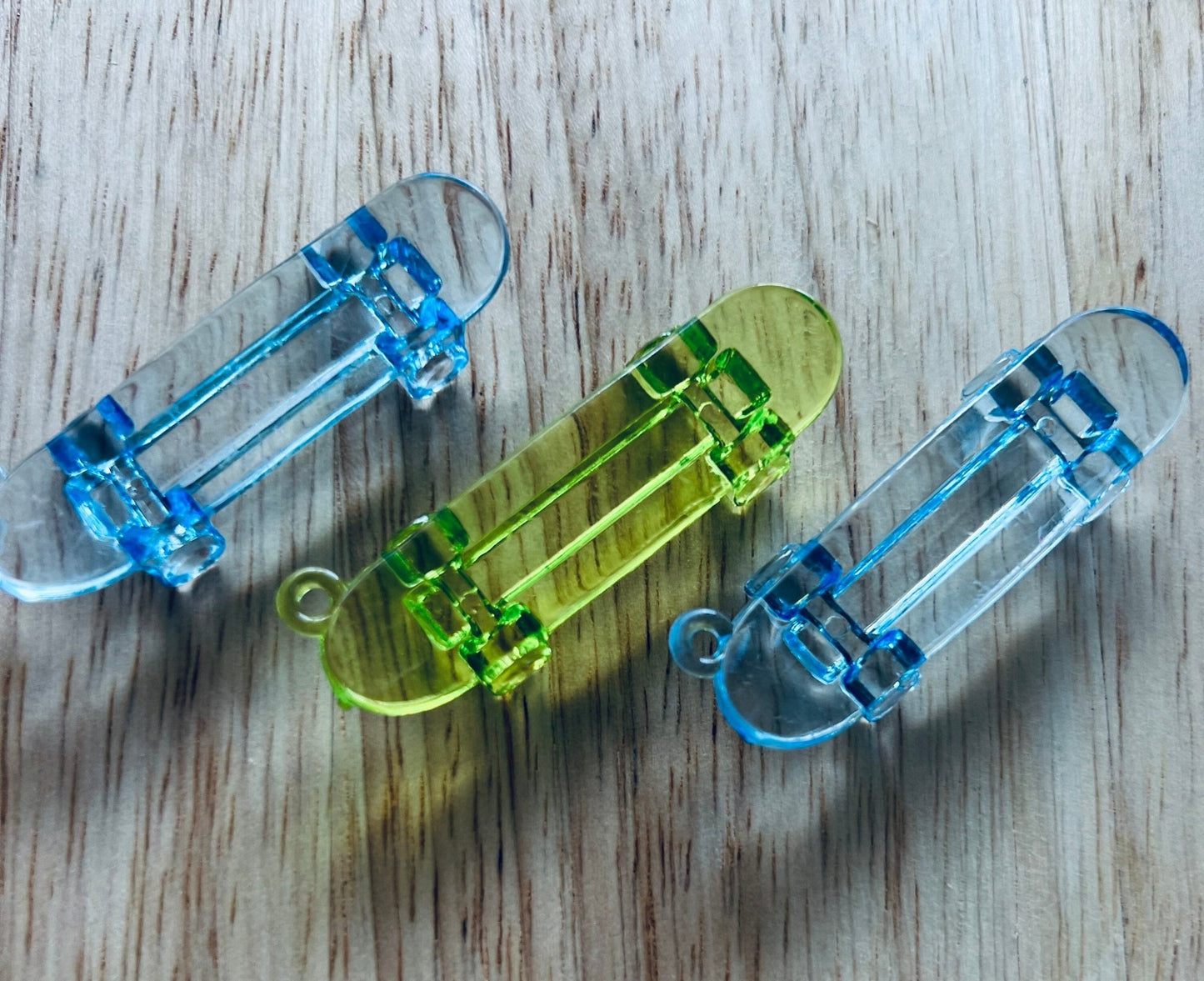 Mini SKATEBOARD Object - Speech Therapy Mini Objects - Speech Trinkets - SPORTS Theme Objects - Acrylic Skateboard Charm - TOY theme Trinkets - Speech and Smile