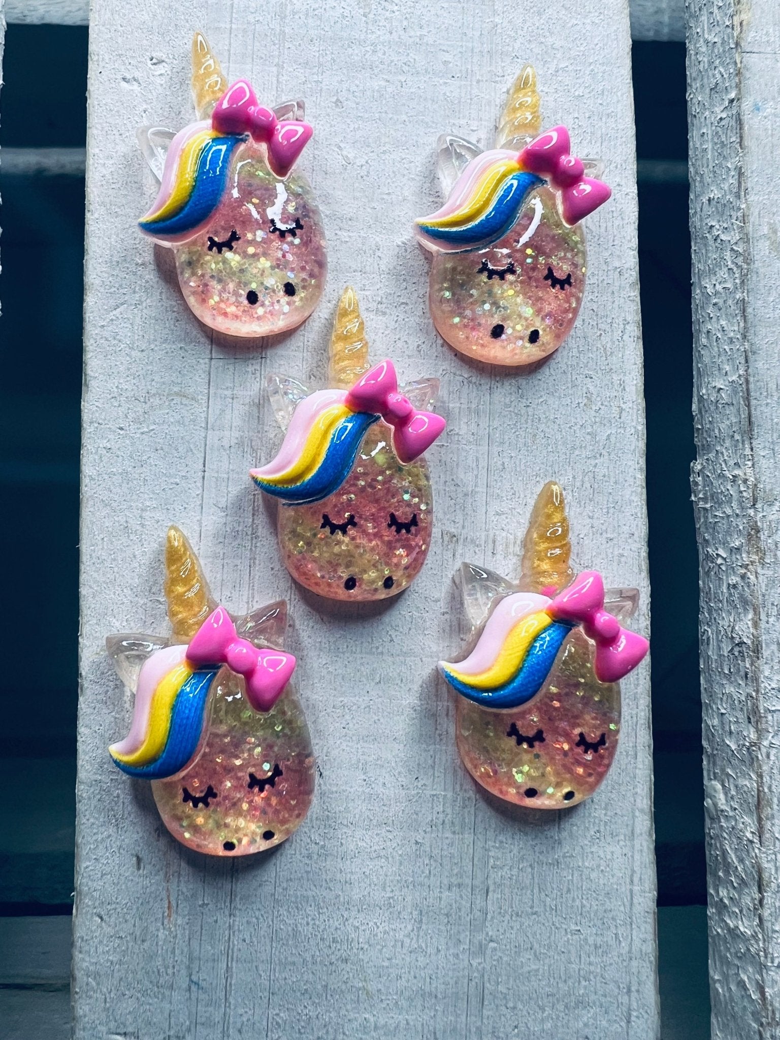 Mini Sparkling UNICORN Object Speech Therapy Mini Objects Mystical Miniatures Fairytale Trinkets Letter U Alphabet Objects - Speech and Smile