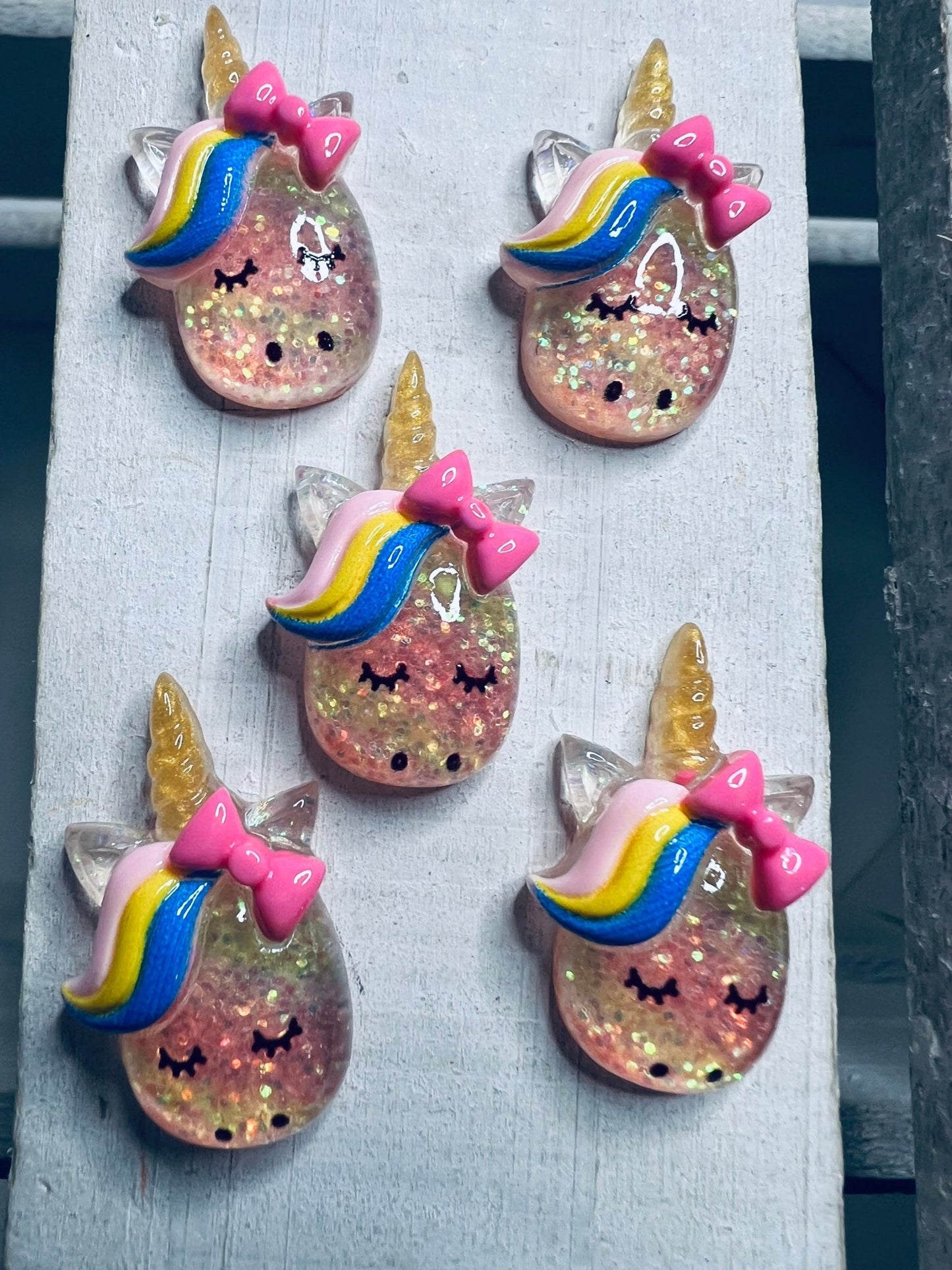 Mini Sparkling UNICORN Object Speech Therapy Mini Objects Mystical Miniatures Fairytale Trinkets Letter U Alphabet Objects - Speech and Smile