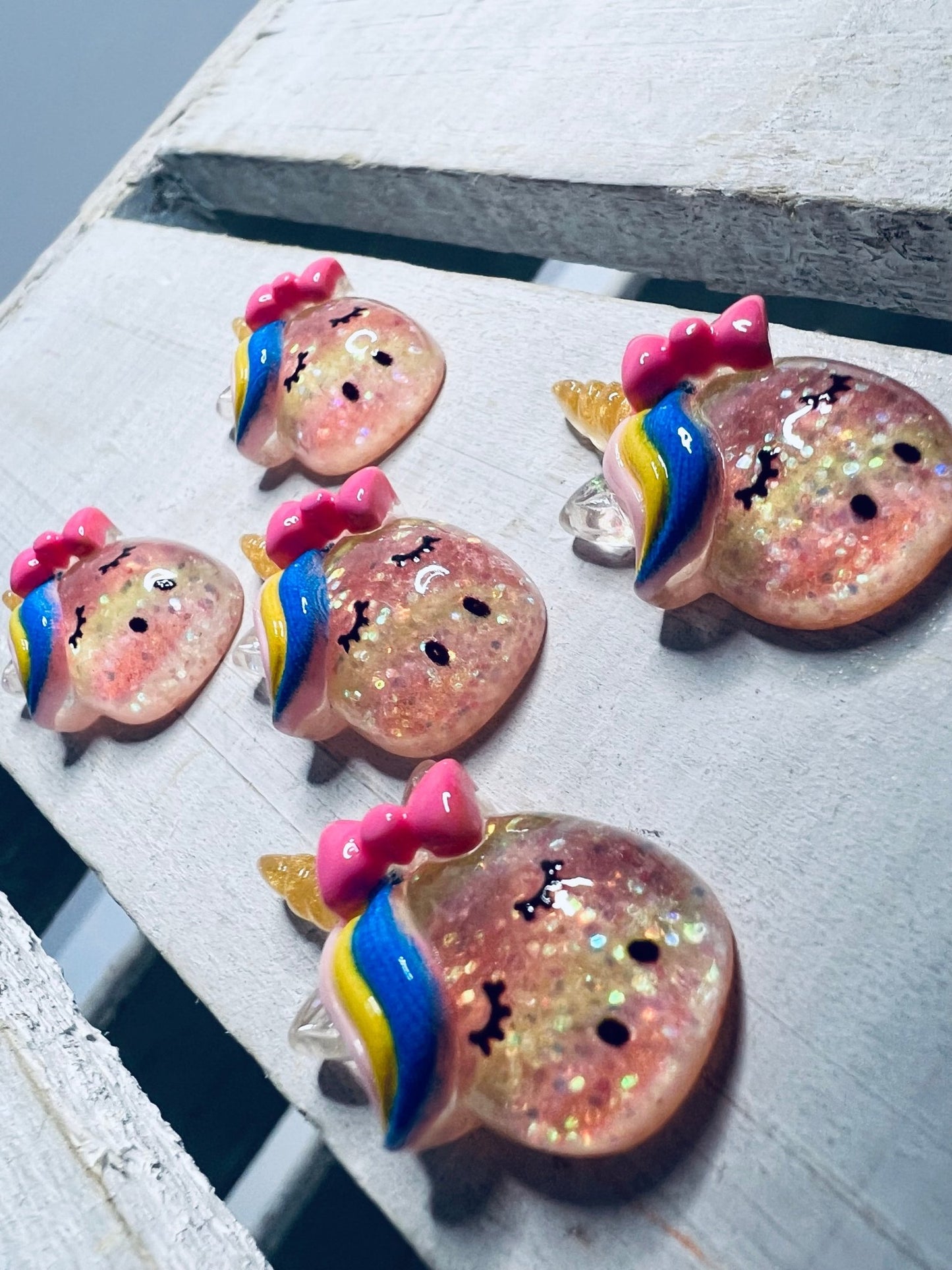 Mini Sparkling UNICORN Object Speech Therapy Mini Objects Mystical Miniatures Fairytale Trinkets Letter U Alphabet Objects - Speech and Smile