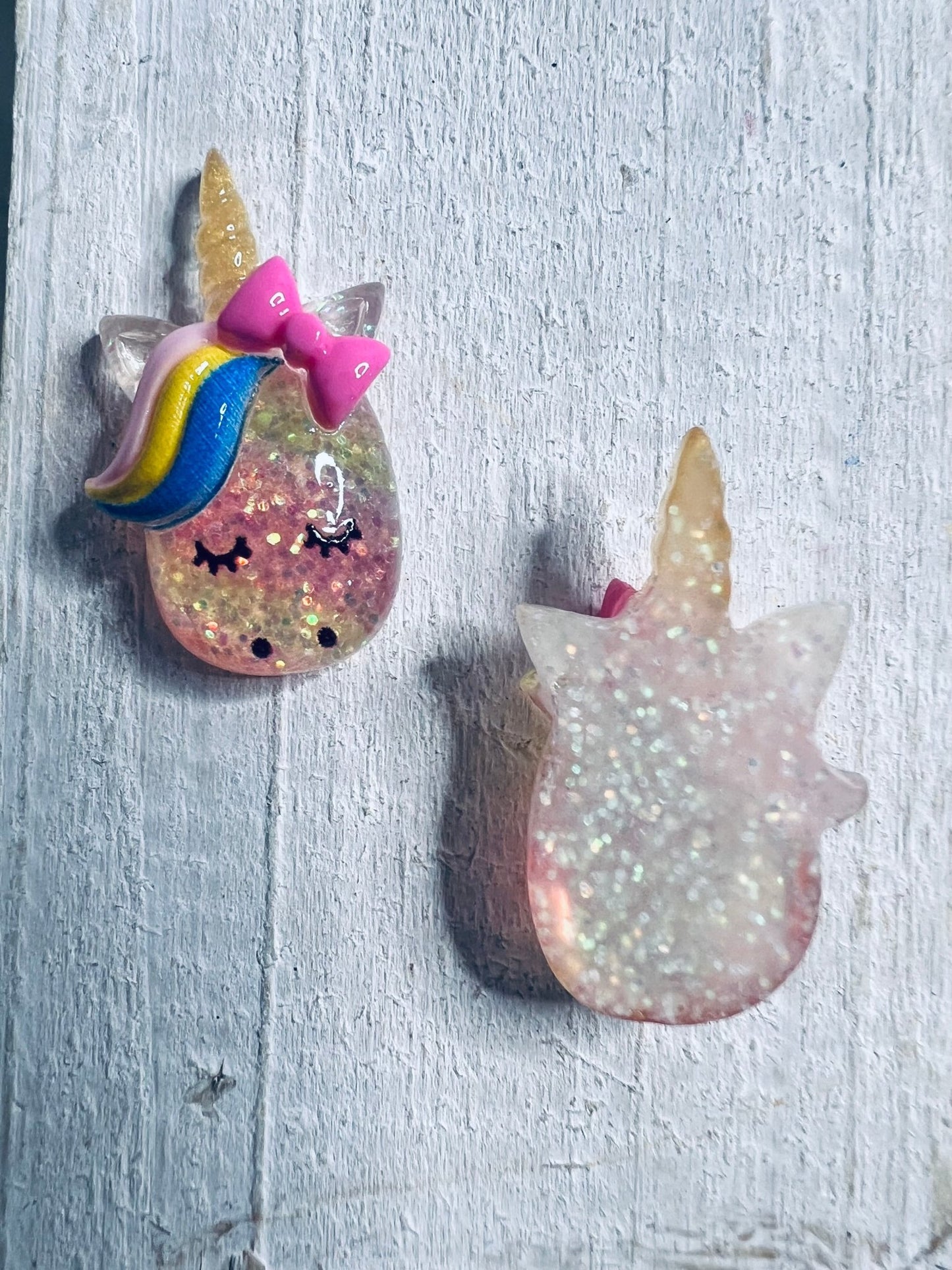 Mini Sparkling UNICORN Object Speech Therapy Mini Objects Mystical Miniatures Fairytale Trinkets Letter U Alphabet Objects - Speech and Smile