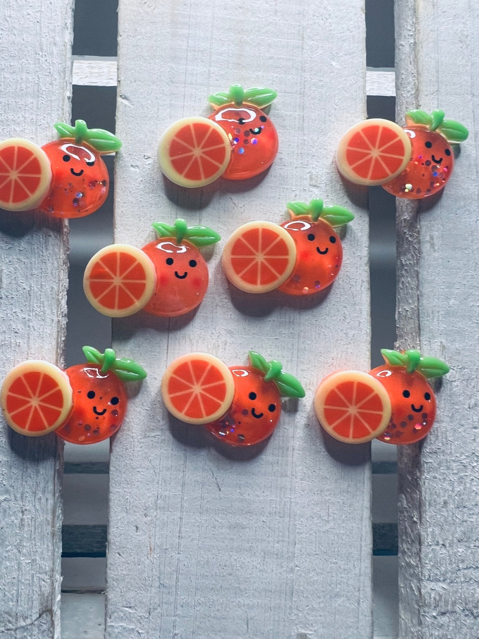 Mini Tangerine Miniature Orange Object Fruit Minis Speech Therapy Trinkets Language Objects Dollhouse Miniature Faux Food Minis - Speech and Smile