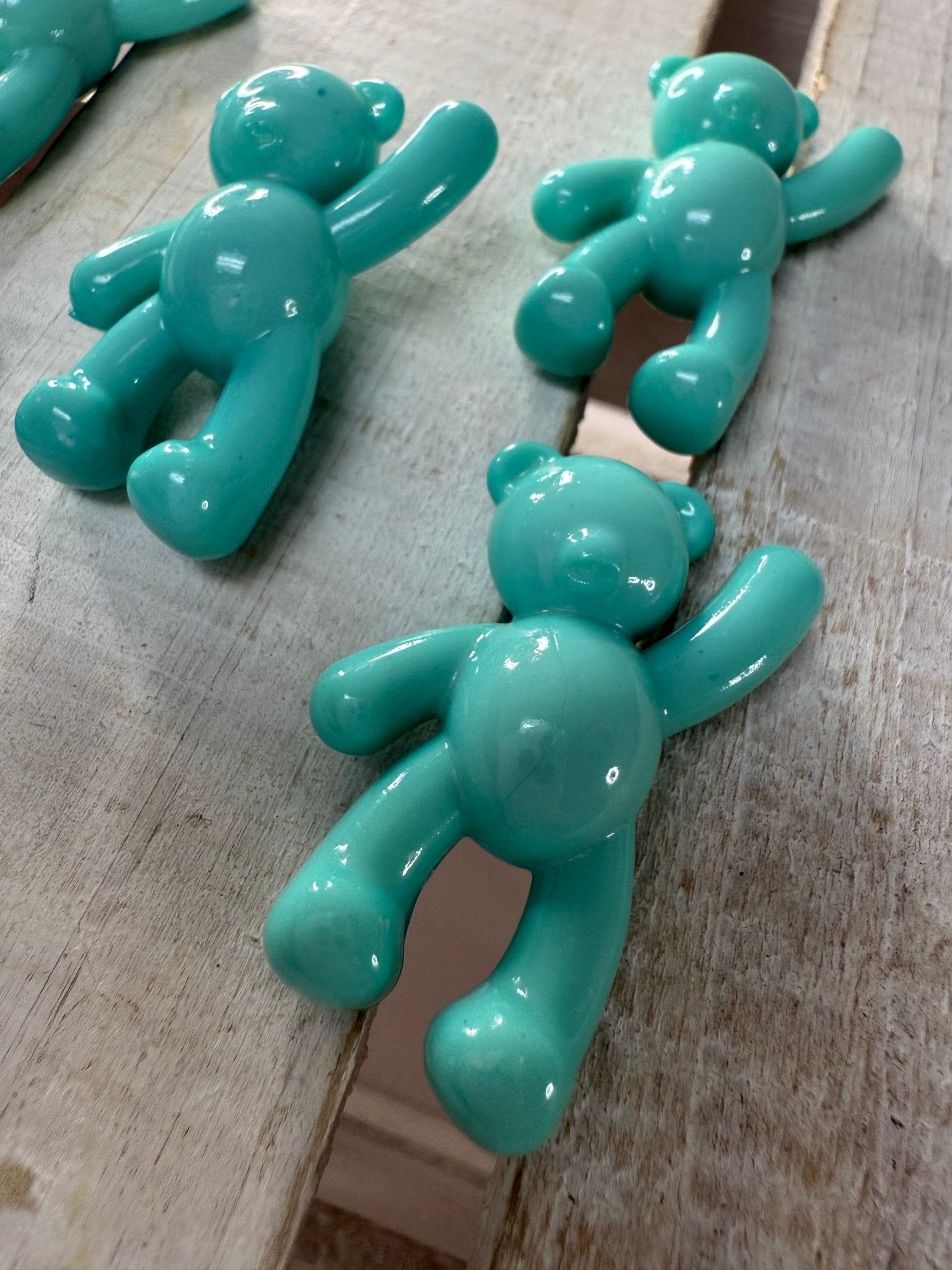 Mini Teddy Bear Trinket Blue Bear Figurine Mini Objects Speech Therapy Toy Minis Say and Play Mini Objects - Speech and Smile
