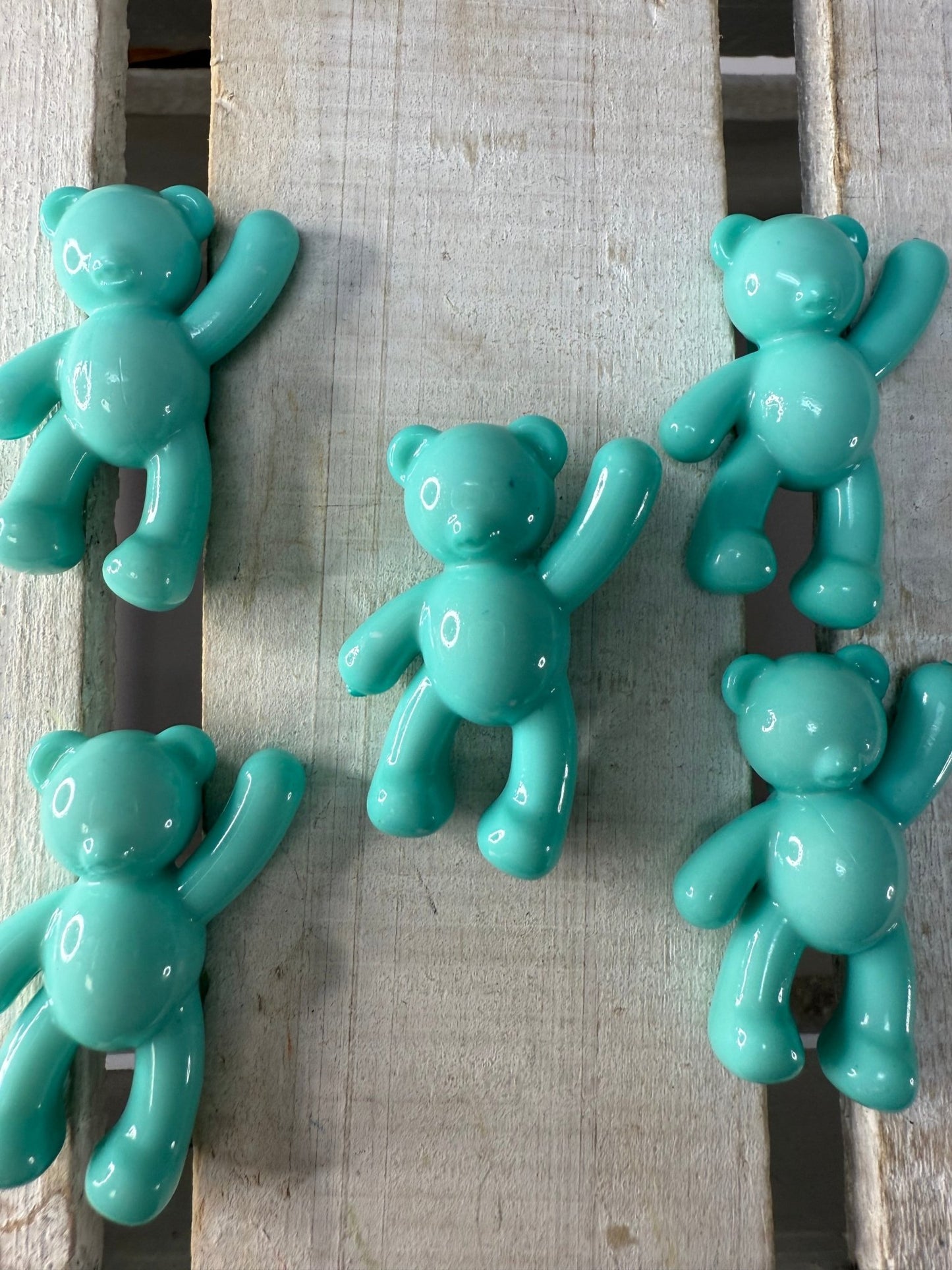 Mini Teddy Bear Trinket Blue Bear Figurine Mini Objects Speech Therapy Toy Minis Say and Play Mini Objects - Speech and Smile