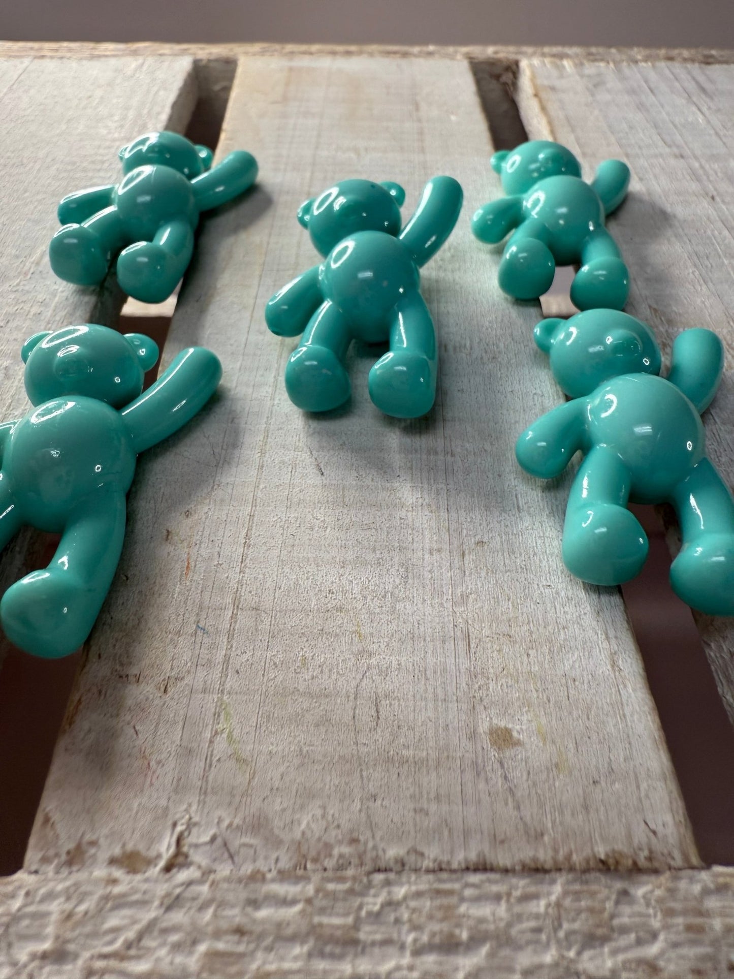 Mini Teddy Bear Trinket Blue Bear Figurine Mini Objects Speech Therapy Toy Minis Say and Play Mini Objects - Speech and Smile