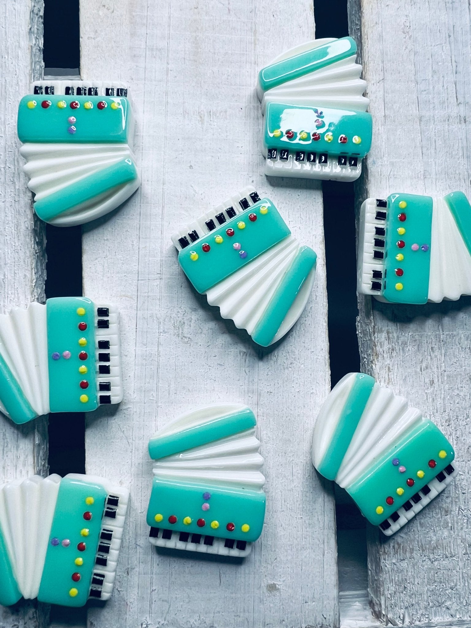 Miniature Accordion Trinket Mini Objects for Speech therapy Music Theme Mini Instrument Trinkets Doodads - Speech and Smile
