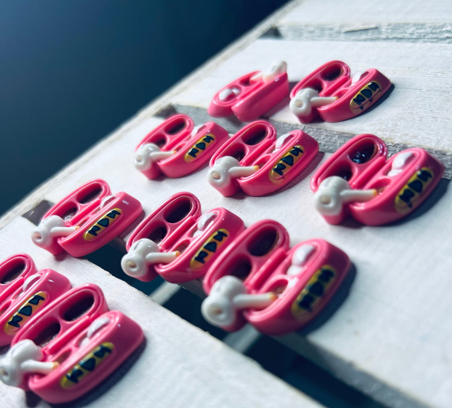 Miniature AirPods Trinket Mini Objects for Speech therapy Music Theme Minis I spy objects Trinkets Doodads - Speech and Smile