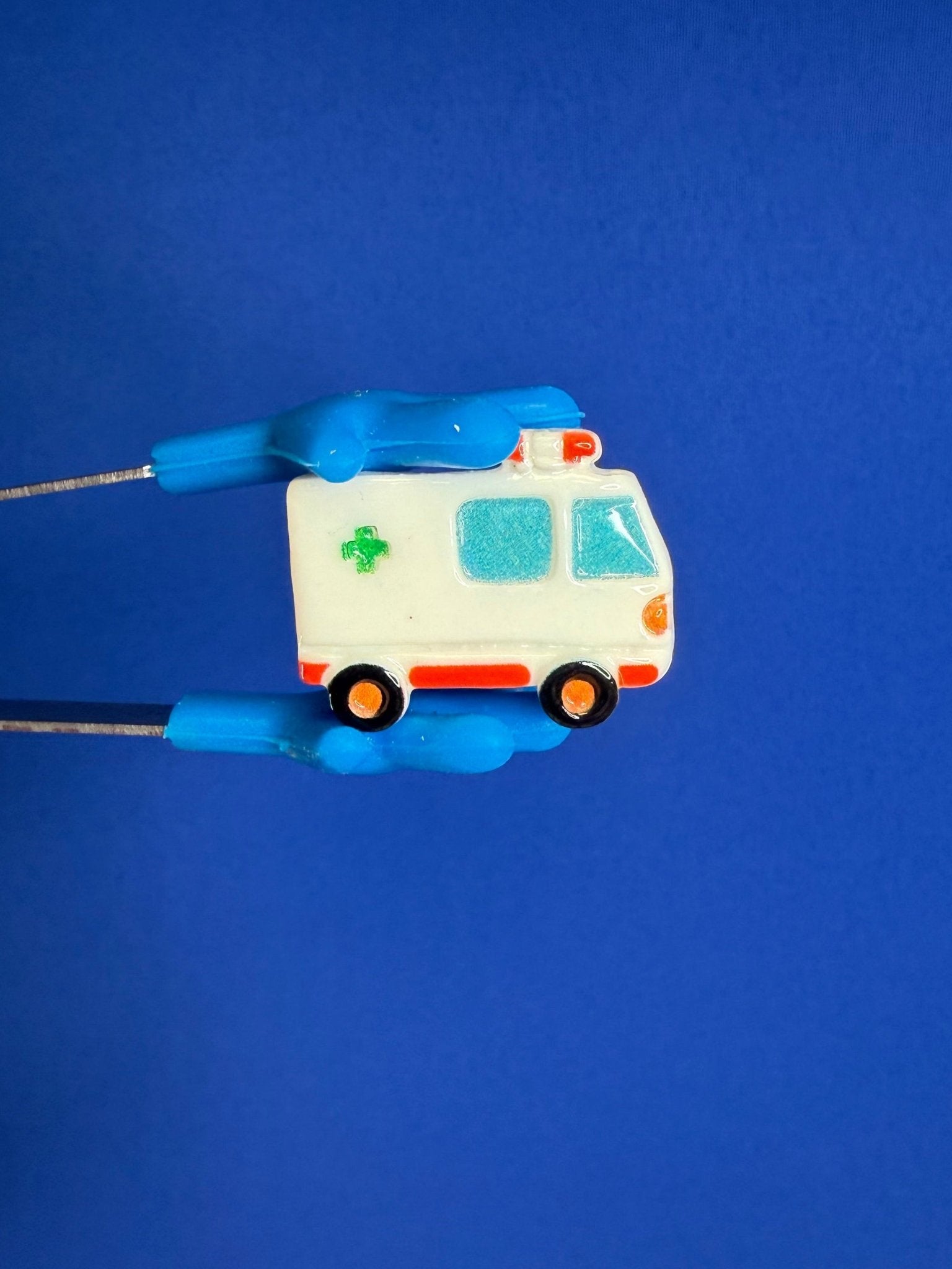 Miniature Ambulance trinket - transportation theme minis speech therapy - Speech and Smile