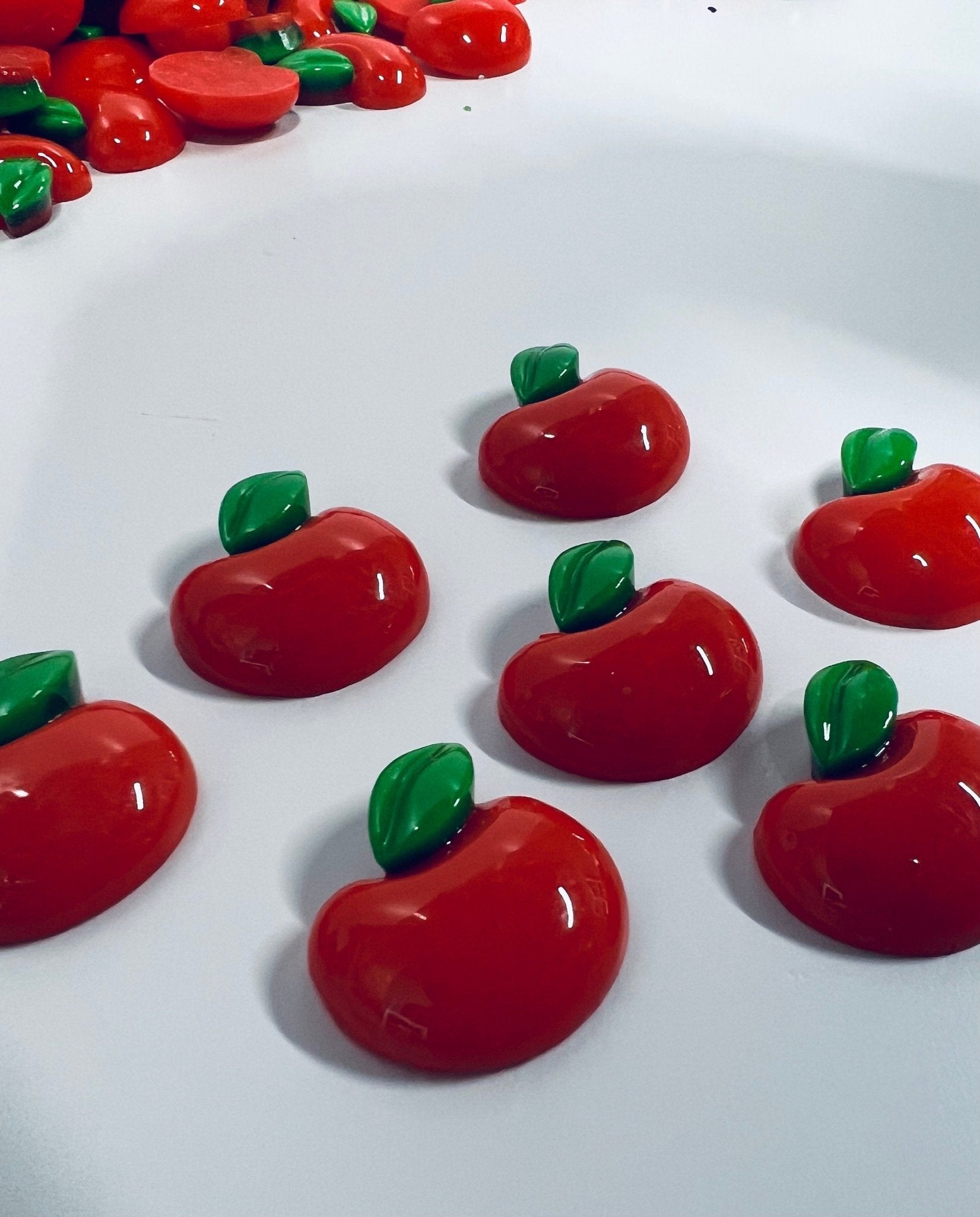 Miniature APPLE Object - Alphabet Objects - Fruit Trinkets - Montessori Language Objects - Minis for Speech Sounds - Alphabet Trinkets - Speech and Smile