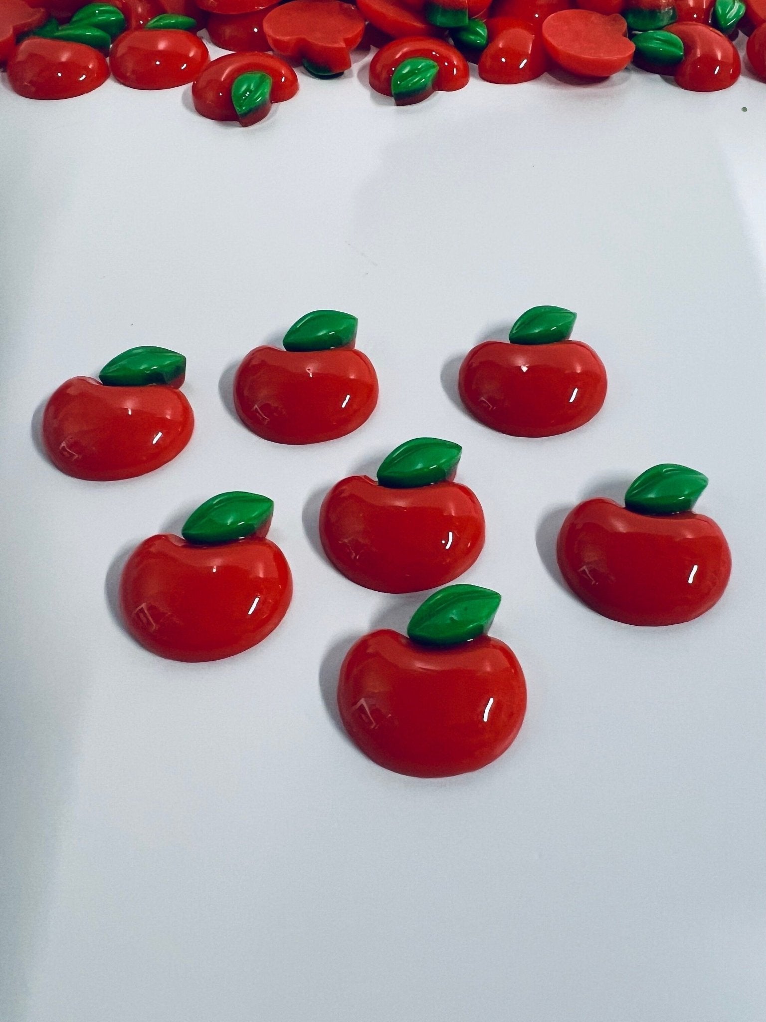 Miniature APPLE Object - Alphabet Objects - Fruit Trinkets - Montessori Language Objects - Minis for Speech Sounds - Alphabet Trinkets - Speech and Smile