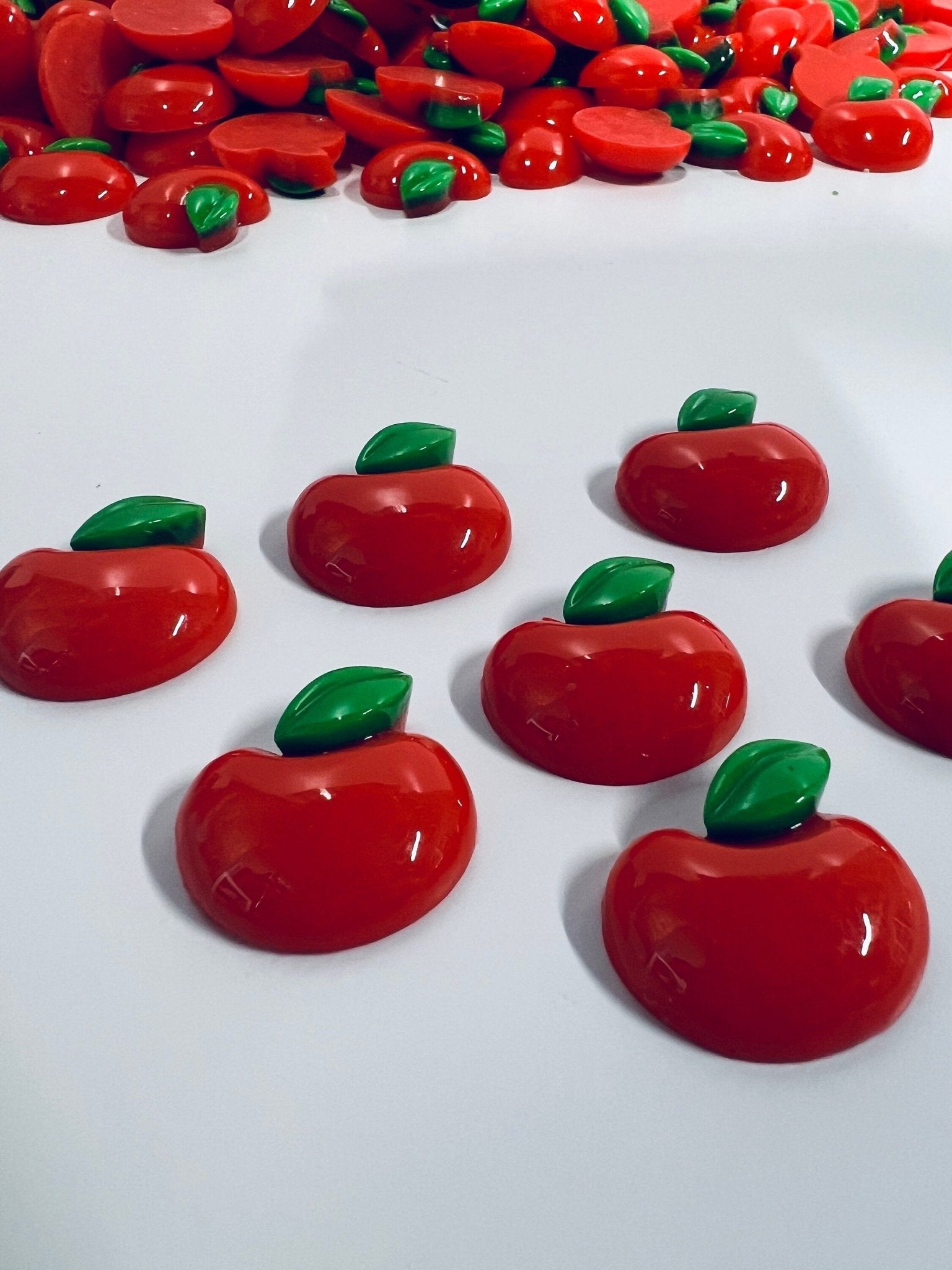 Miniature APPLE Object - Alphabet Objects - Fruit Trinkets - Montessori Language Objects - Minis for Speech Sounds - Alphabet Trinkets - Speech and Smile