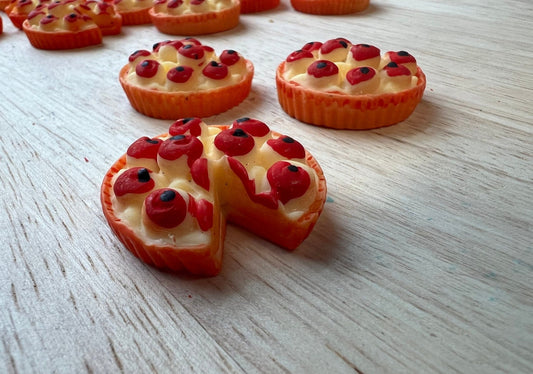 Miniature APPLE PIE Object Thanksgiving Minis - Fall Food Theme Objects Resin Apple Pie Speech Therapy Mini Objects Trinkets - Speech and Smile