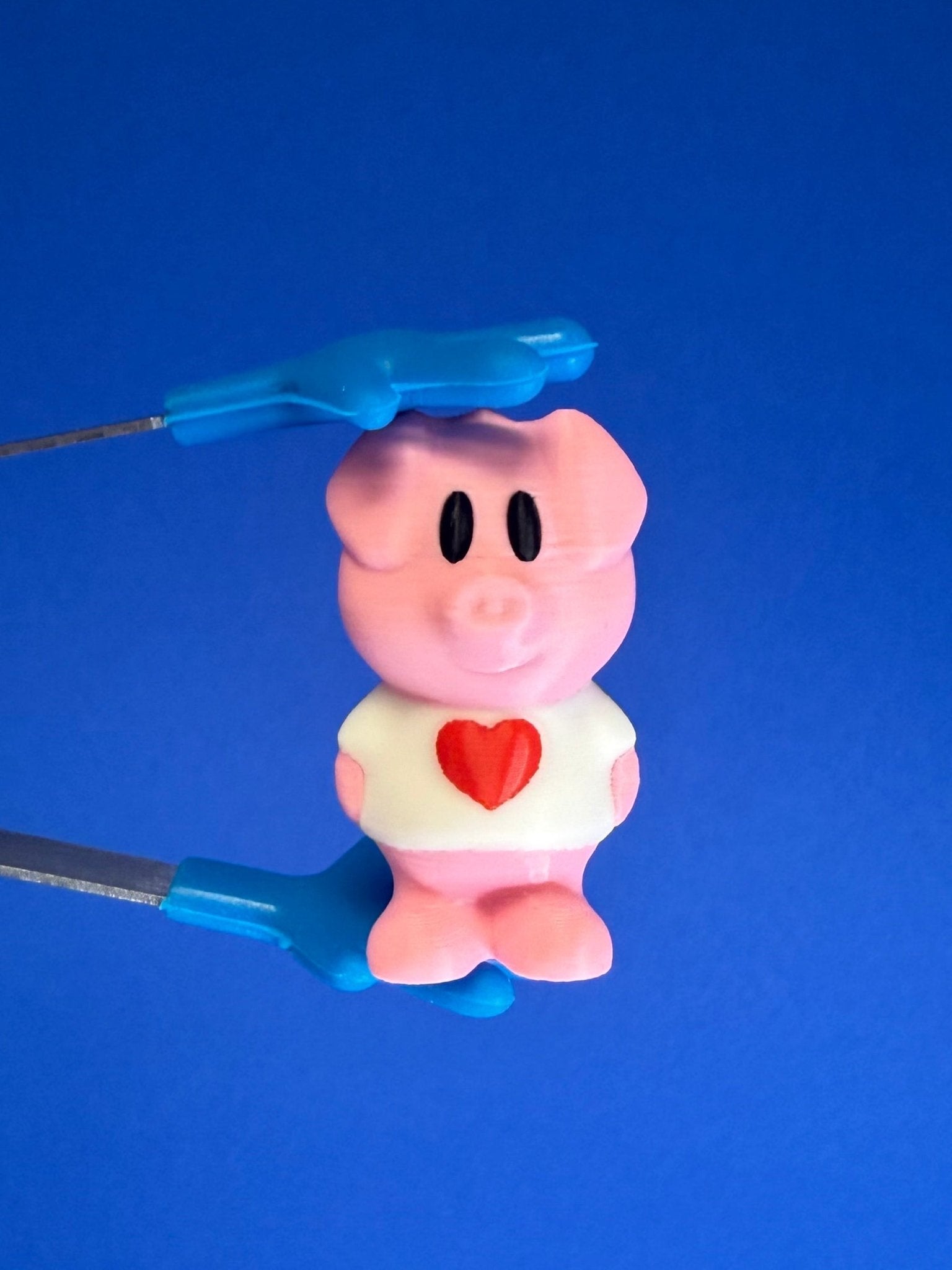 Miniature BaKon Pig Figurine Pair with Everybody Loves BaKon Books - Speech and Smile