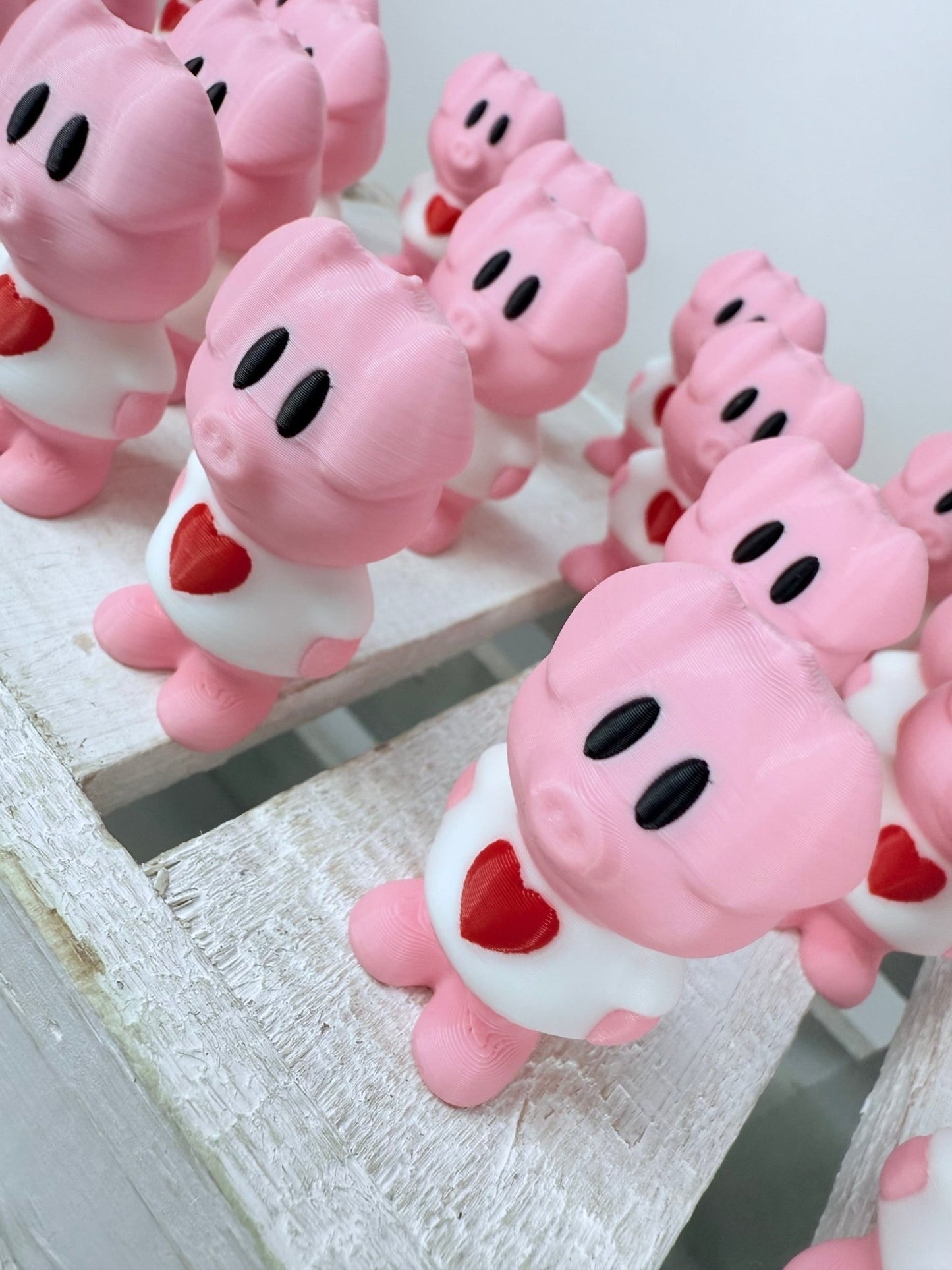 Miniature BaKon Pig Figurine Pair with Everybody Loves BaKon Books - Speech and Smile