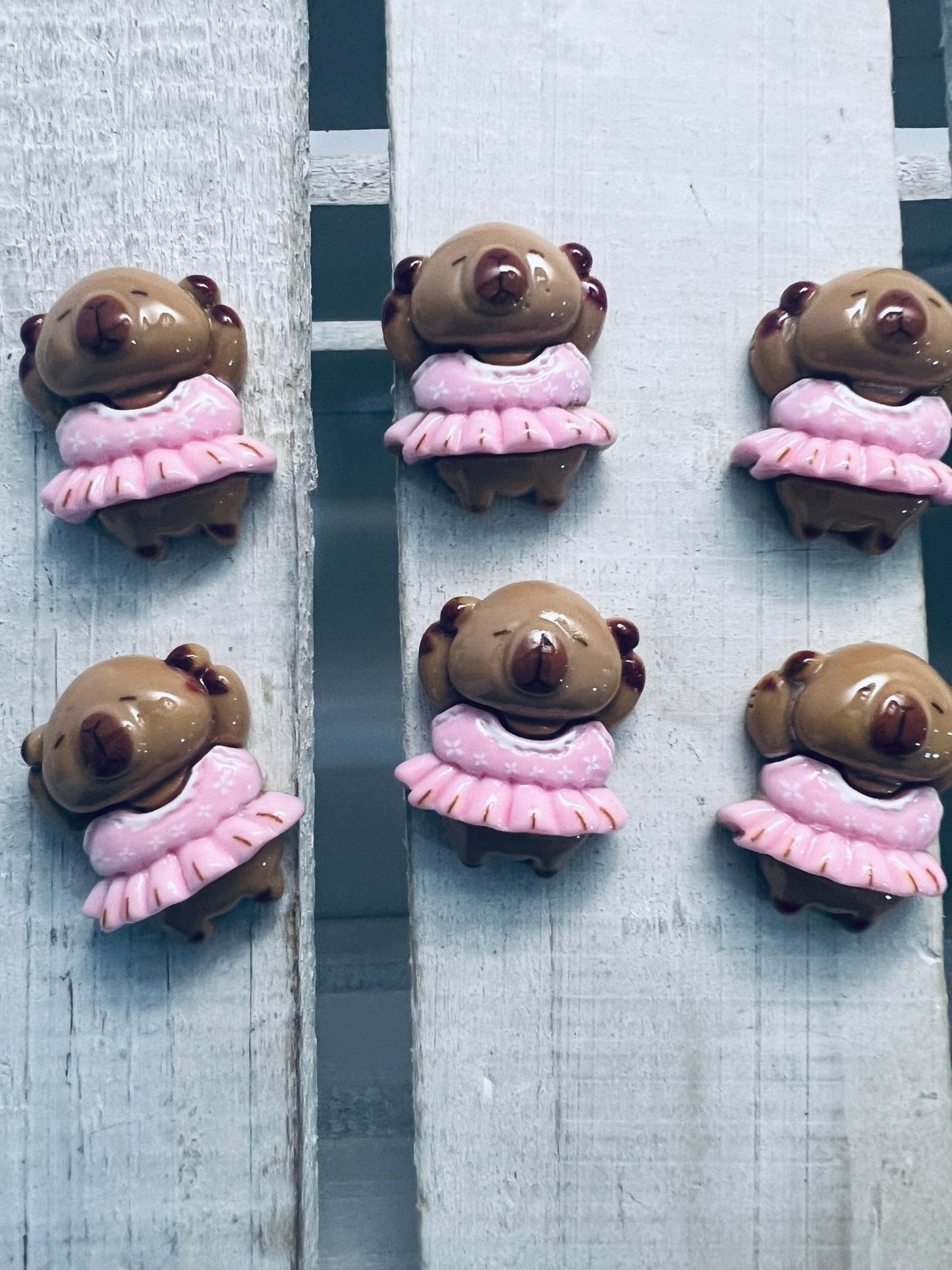 Miniature BALLET Bear Object - Mini Ballet Trinket - Animal Trinkets Mini Objects Speech Therapy - Ballet Embellishments - Speech and Smile