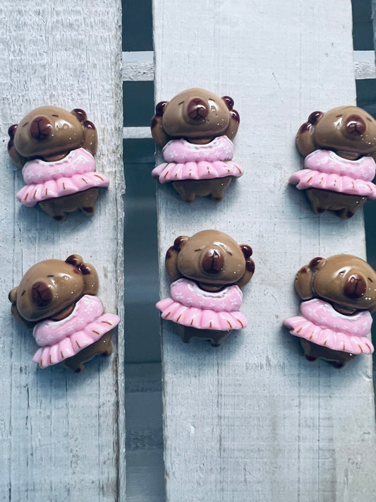 Miniature BALLET Bear Object - Mini Ballet Trinket - Animal Trinkets Mini Objects Speech Therapy - Ballet Embellishments - Speech and Smile