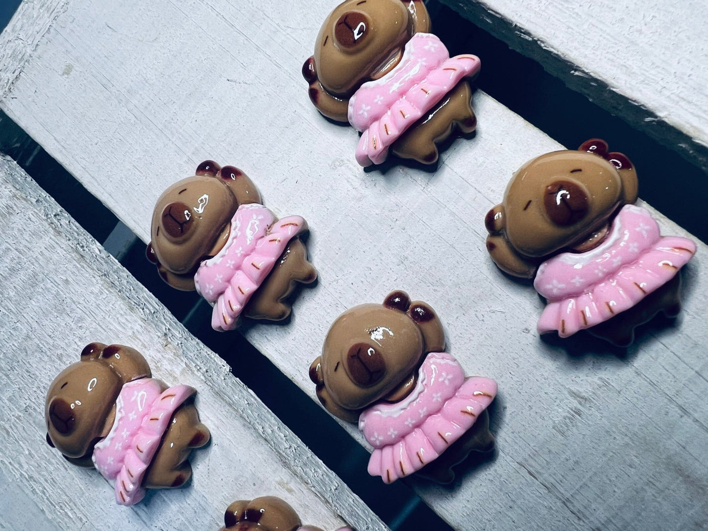 Miniature BALLET Bear Object - Mini Ballet Trinket - Animal Trinkets Mini Objects Speech Therapy - Ballet Embellishments - Speech and Smile