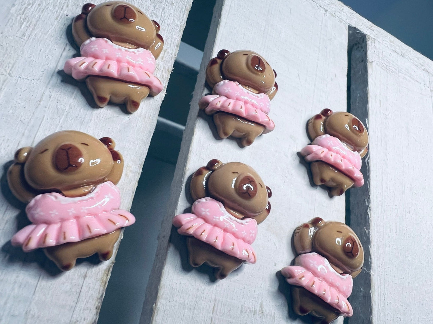 Miniature BALLET Bear Object - Mini Ballet Trinket - Animal Trinkets Mini Objects Speech Therapy - Ballet Embellishments - Speech and Smile
