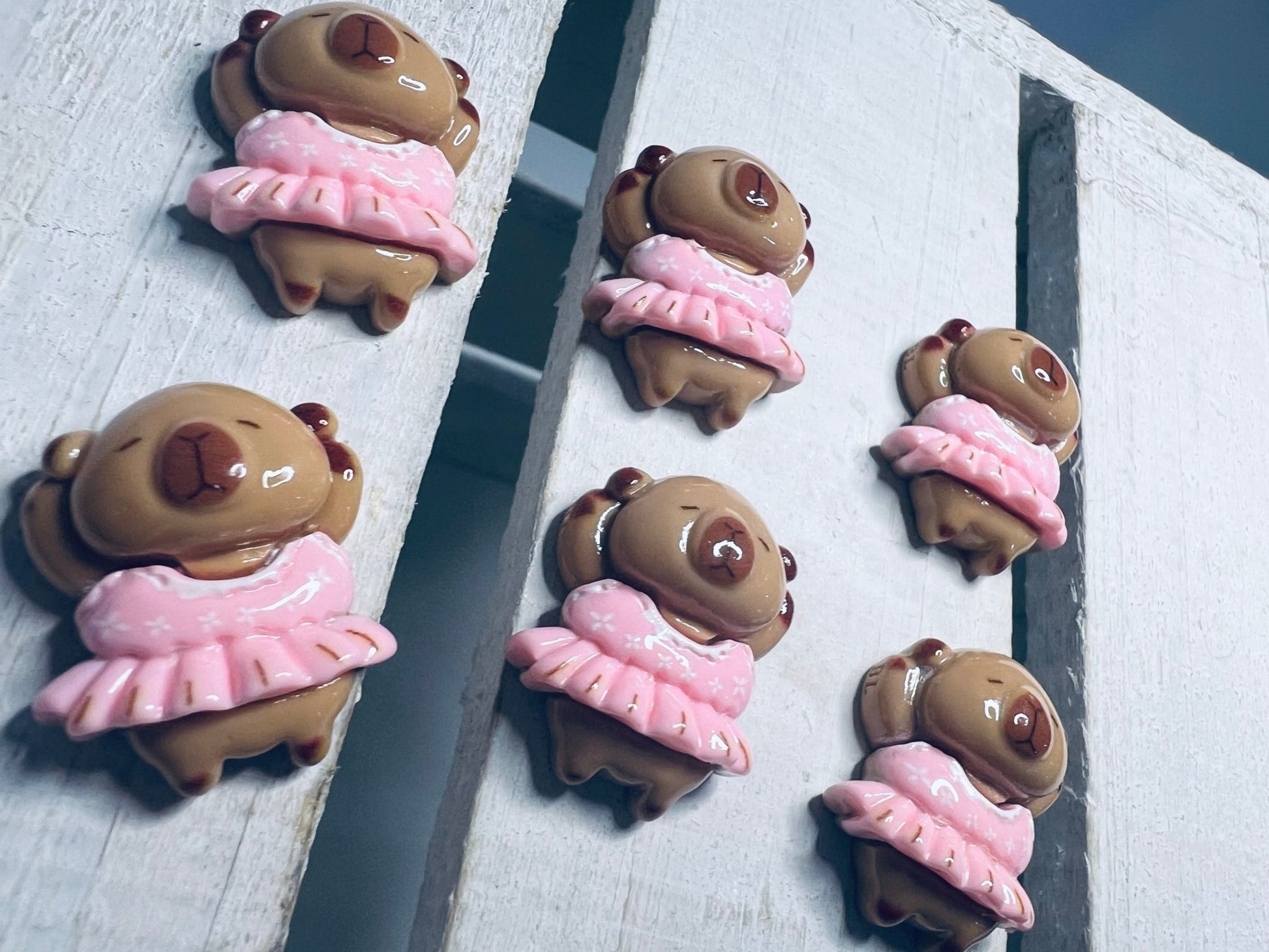 Miniature BALLET Bear Object - Mini Ballet Trinket - Animal Trinkets Mini Objects Speech Therapy - Ballet Embellishments - Speech and Smile