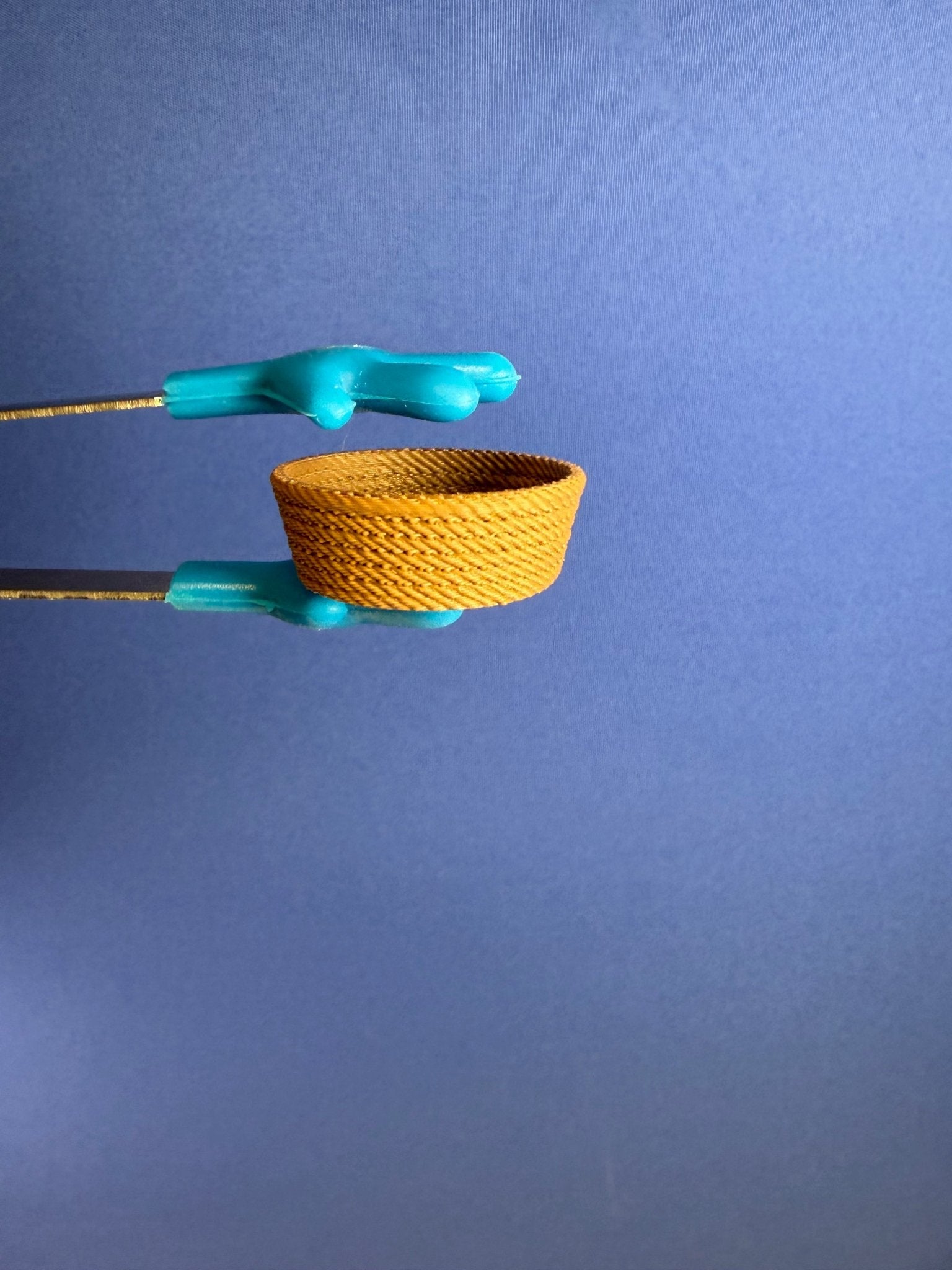 Miniature Brown Rope Basket – Tiny Organizer for Dollhouse Decor - Speech and Smile