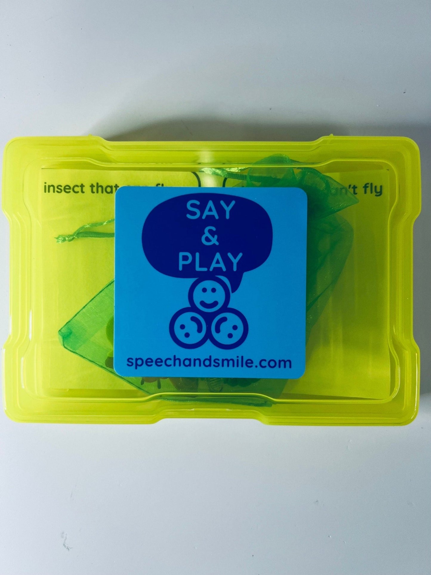 Miniature Bug Sorting Kit - Sorting Insect Objects - Preschool Sorting Task Box - Speech Therapy Mini Objects - Miniature Bug Trinkets - Speech and Smile