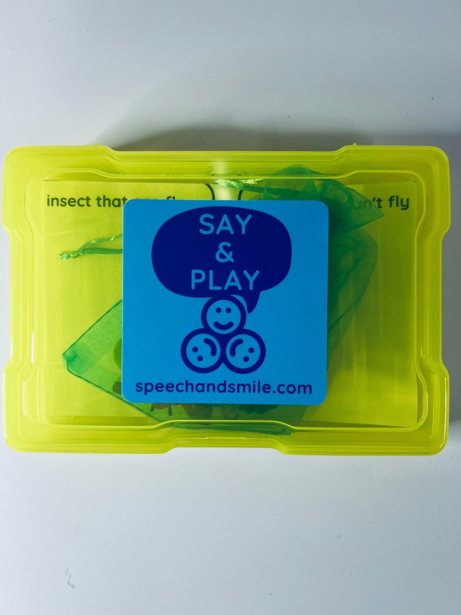 Miniature Bug Sorting Kit - Sorting Insect Objects - Preschool Sorting Task Box - Speech Therapy Mini Objects - Miniature Bug Trinkets - Speech and Smile