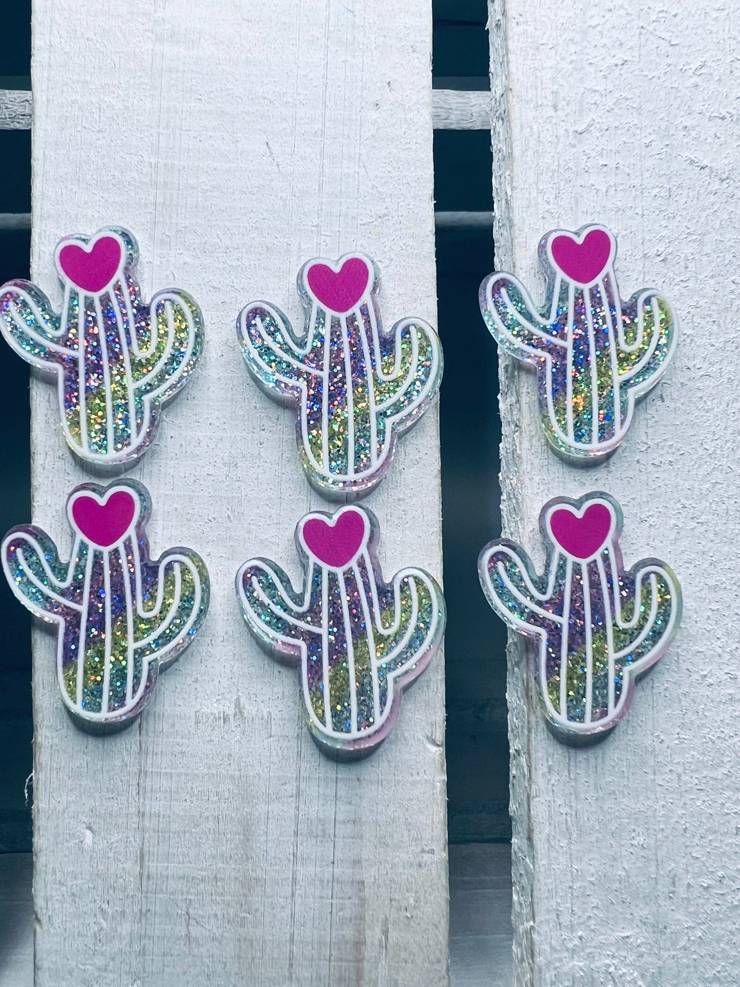 Miniature CACTUS Trinkets Alphabet Objects Speech Therapy Doodads Sparkly Mini Cactus Say and Play Mini Objects - Speech and Smile