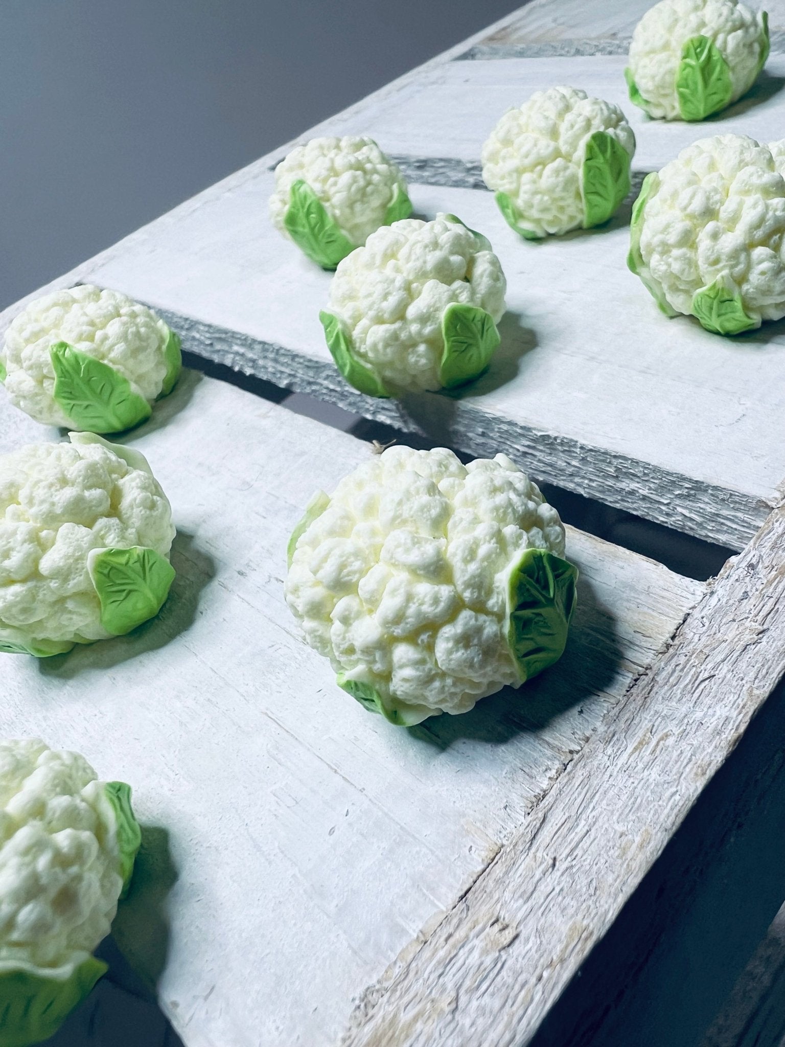 Miniature Cauliflower Trinket – Veggie Mini – Say & Play Mini Object – Speech Therapy – Food Minis – Montessori Sound Minis - Speech and Smile